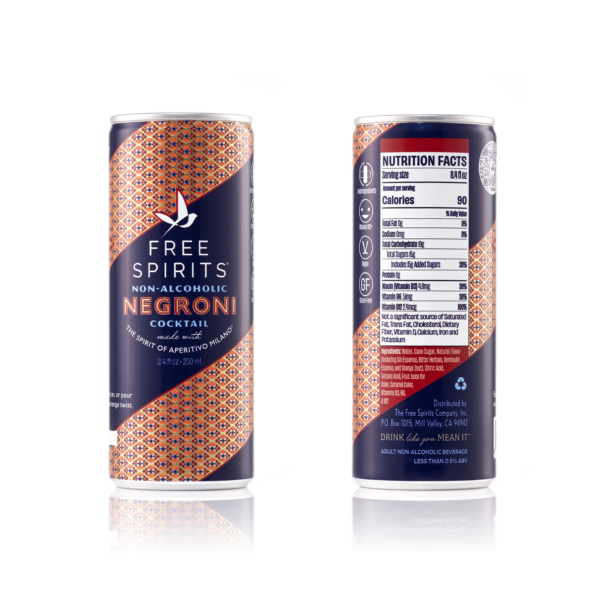 Free Spirits Negroni - Non-Alcoholic Cocktail