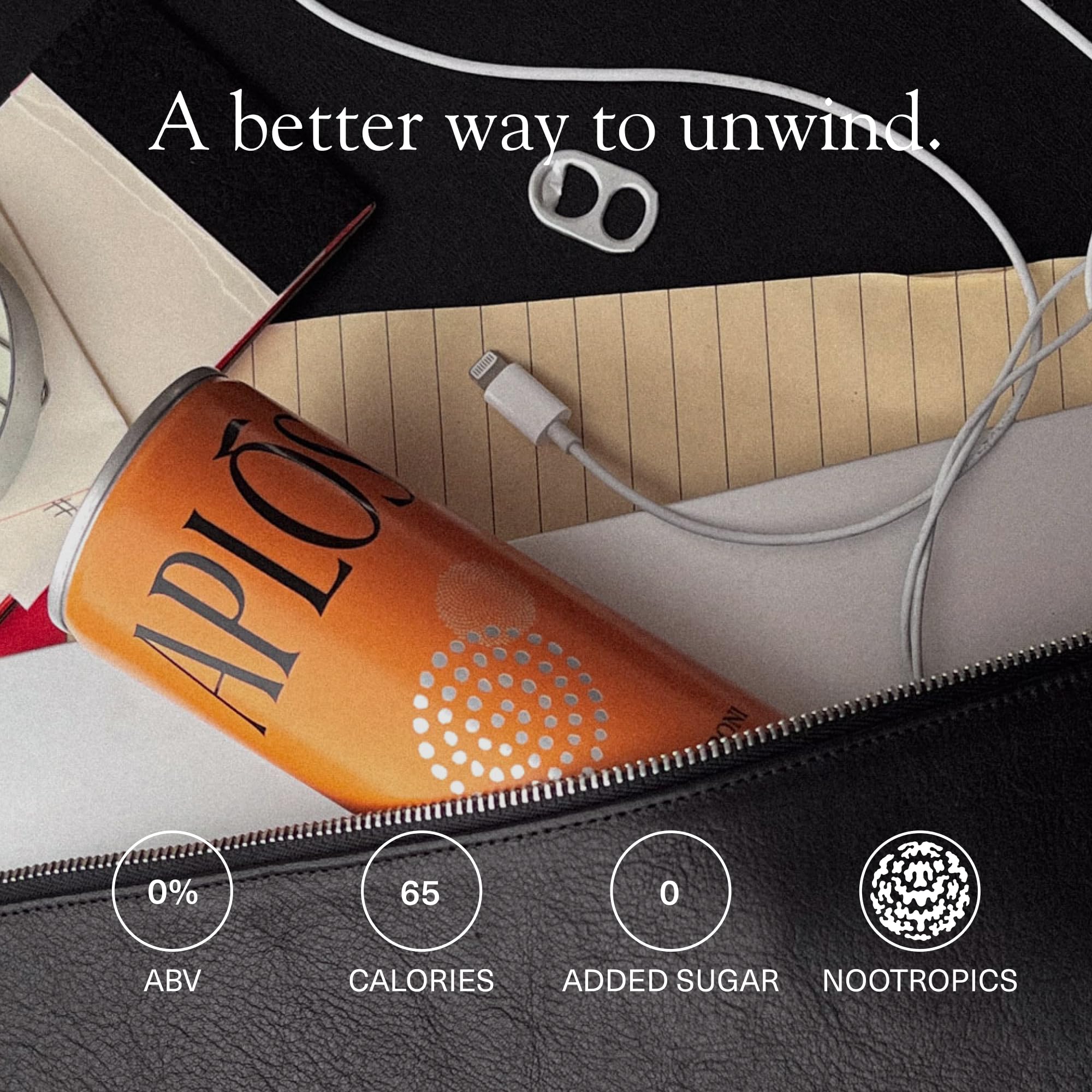 Aplós Mandora Negroni Non-Alcoholic Cocktail