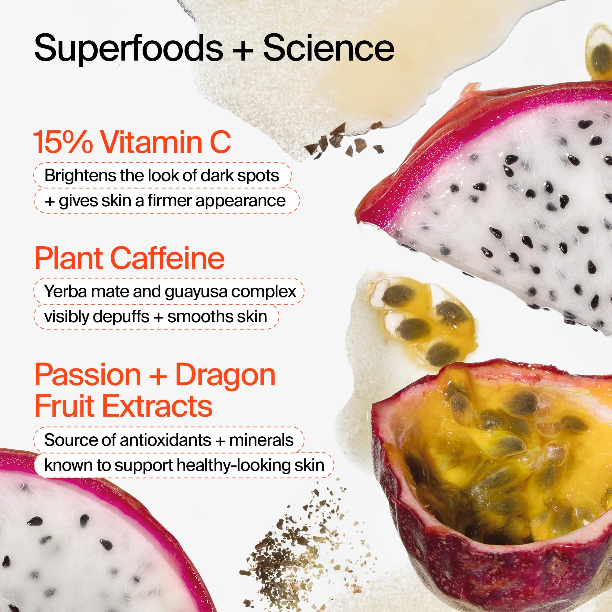 Youth To The People 15% Vitamin C + Caffeine Energy Face Serum