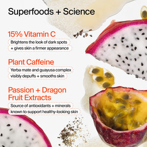 Youth To The People 15% Vitamin C + Caffeine Energy Face Serum