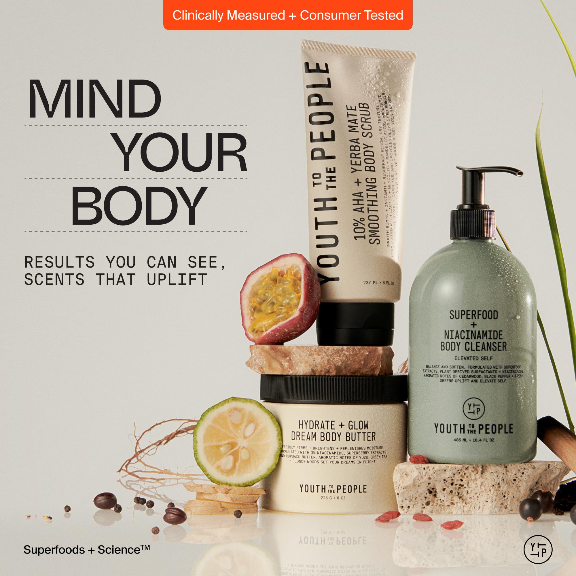 Youth To The People Superfood + Niacinamide Body Wash