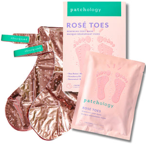 Patchology Rosé Toes Moisturizing Foot Mask