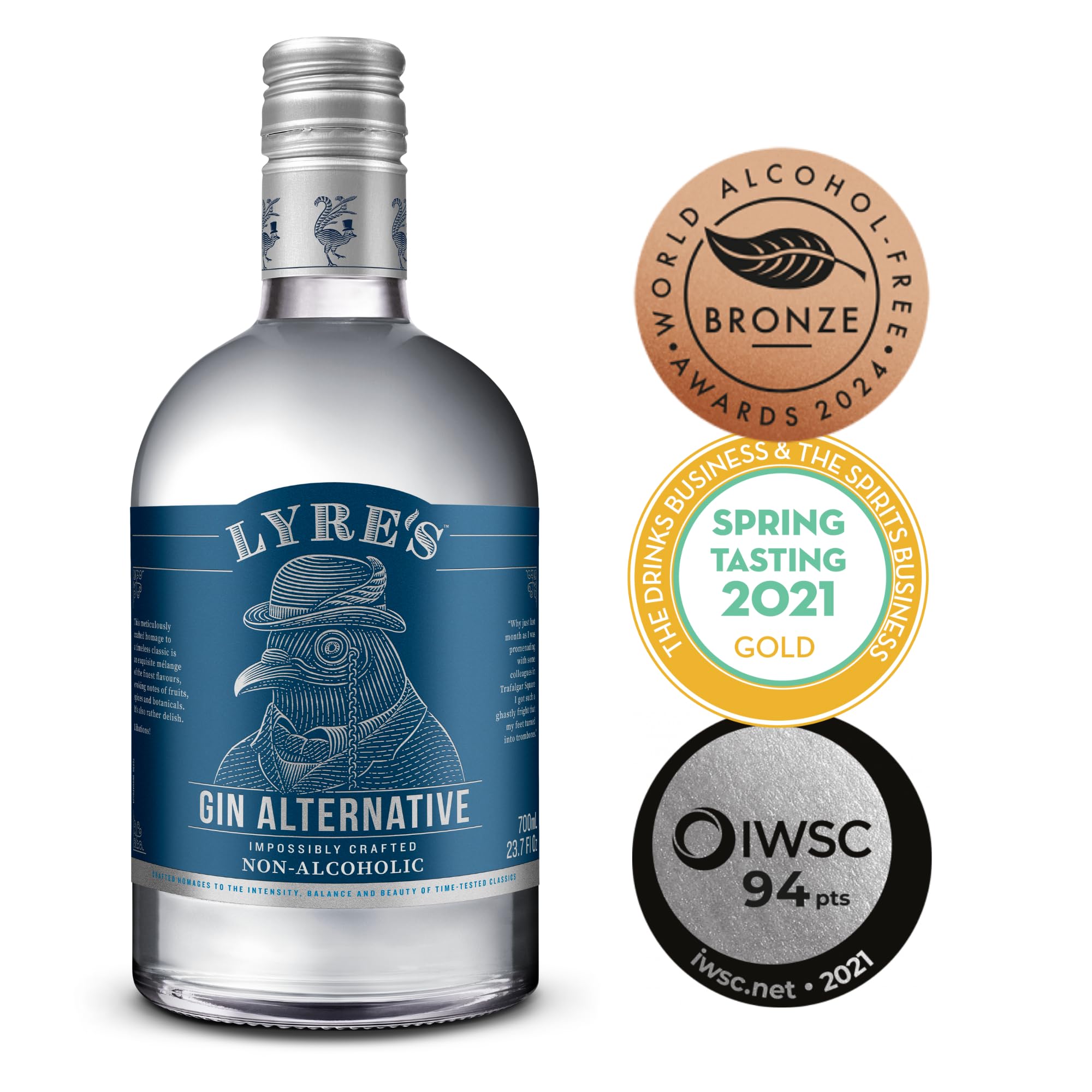 Lyre's Gin Alternative, Dry London Premium Non Alcoholic Spirits