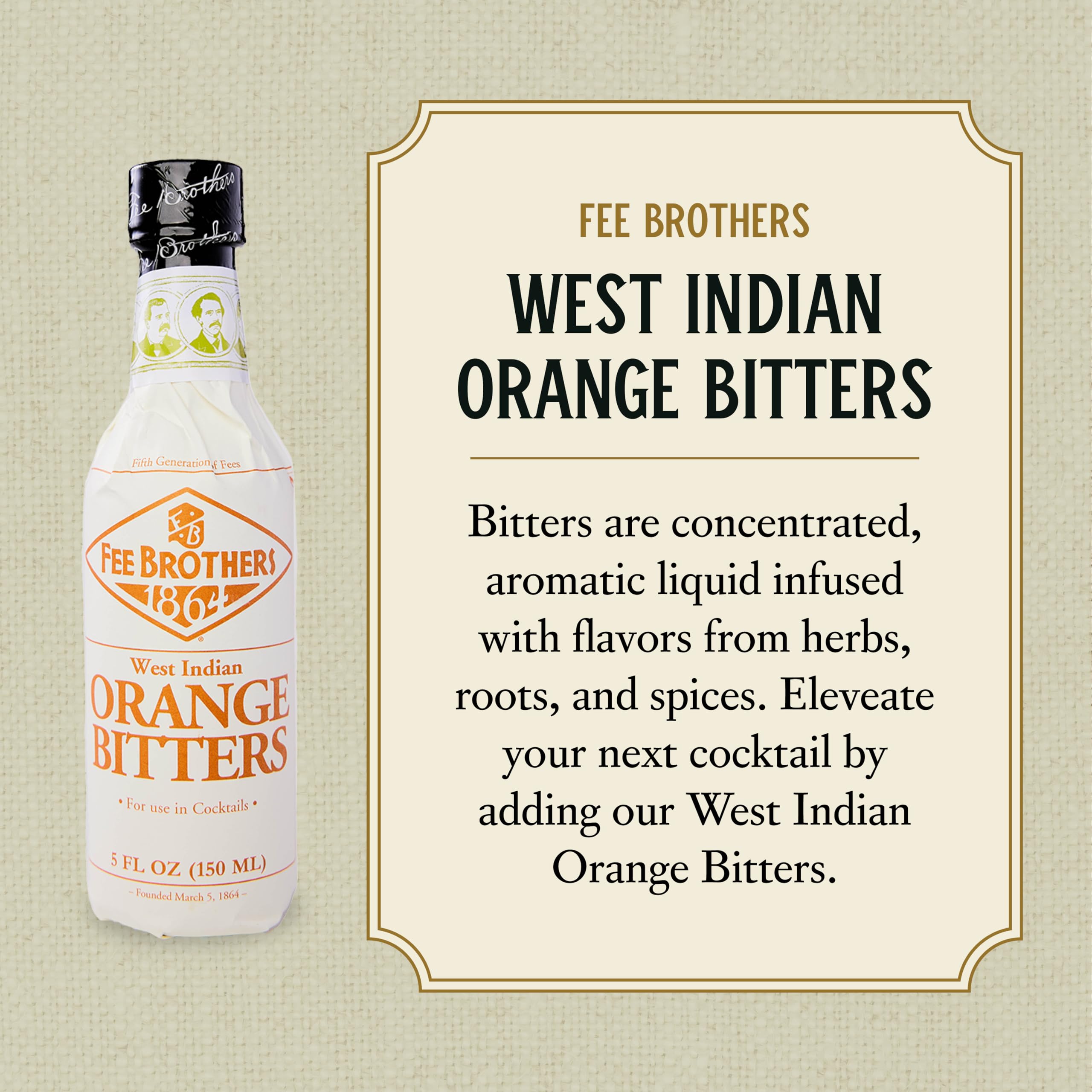 Fee Brothers West Indian Orange Cocktail Bitters