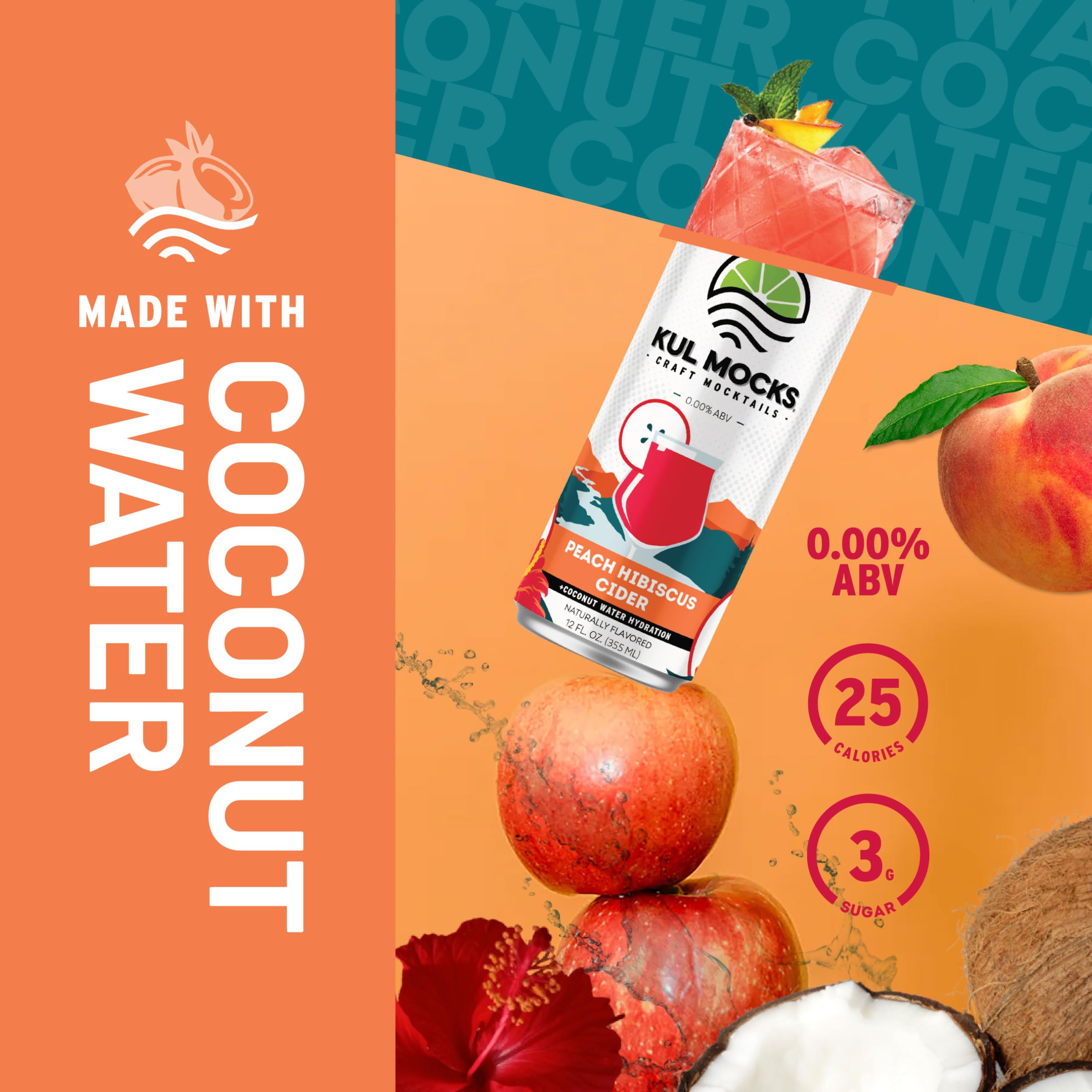 KUL MOCKS - Craft Mocktails Adventure Collection - Variety Pack (6pk)