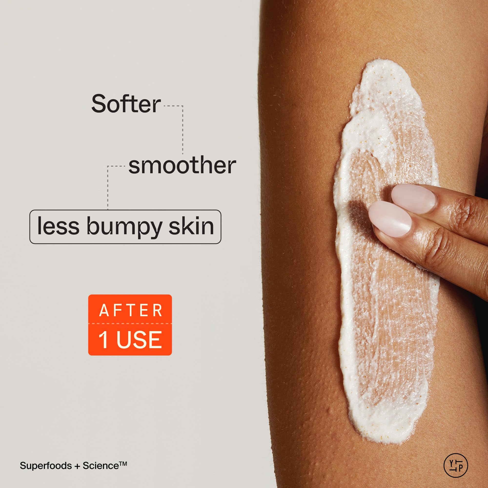 Youth To The People 10% AHA + Yerba Mate Smoothing Energy Body Scrub