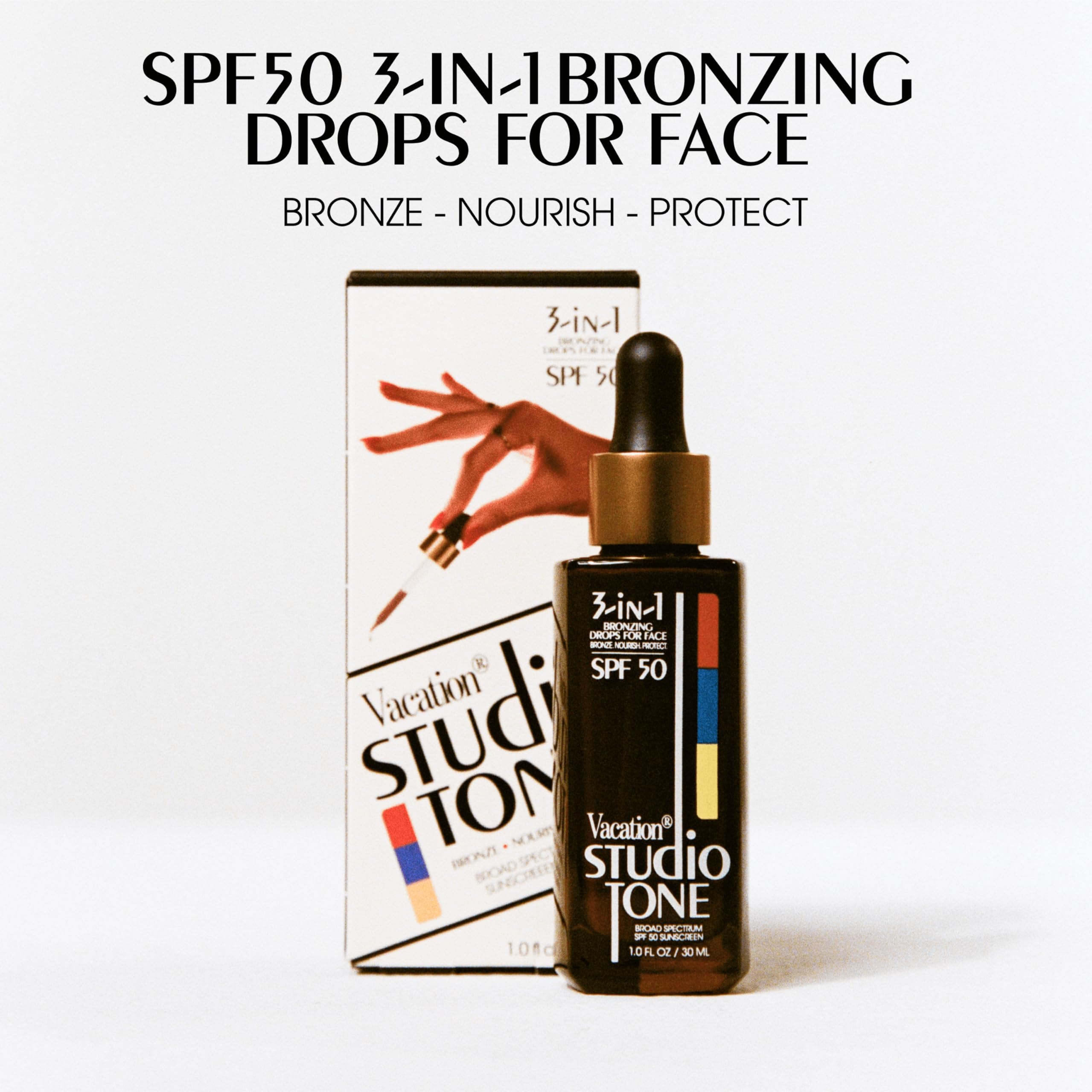 Vacation Studio Tone SPF 50 Sunscreen Bronzing Drops