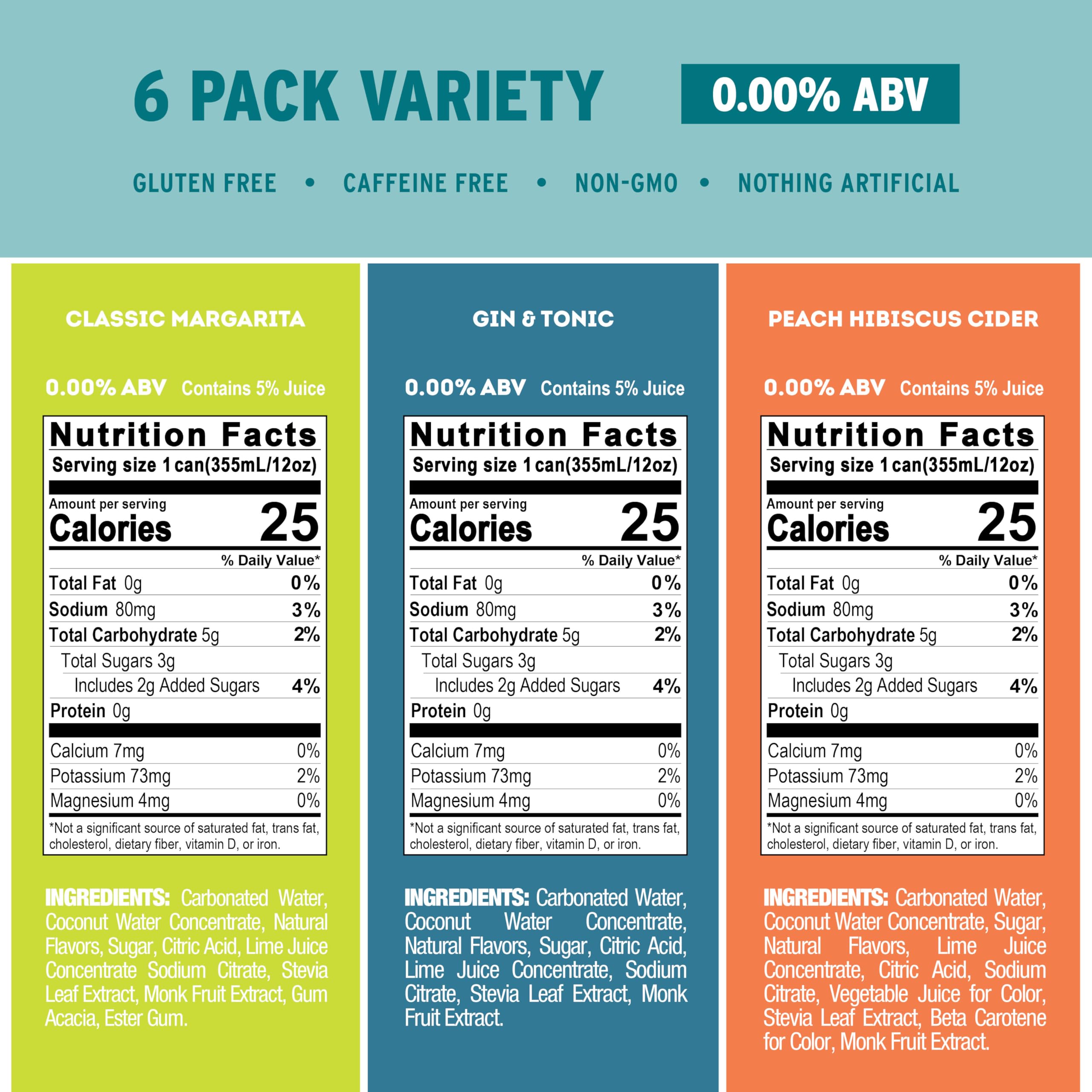 KUL MOCKS - Craft Mocktails Adventure Collection - Variety Pack (6pk)