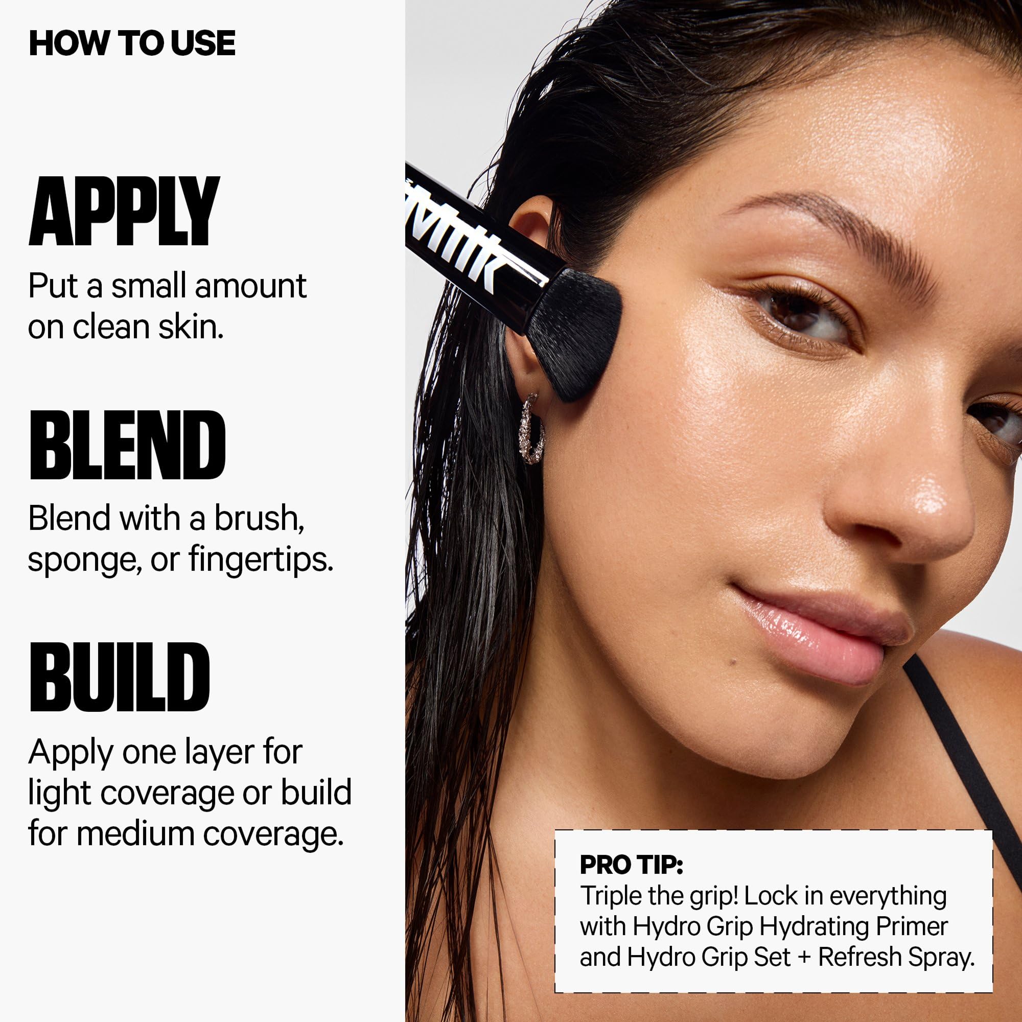 Milk Makeup Hydro Grip Hydrating Gel Skin Tint with Hyaluronic Acid