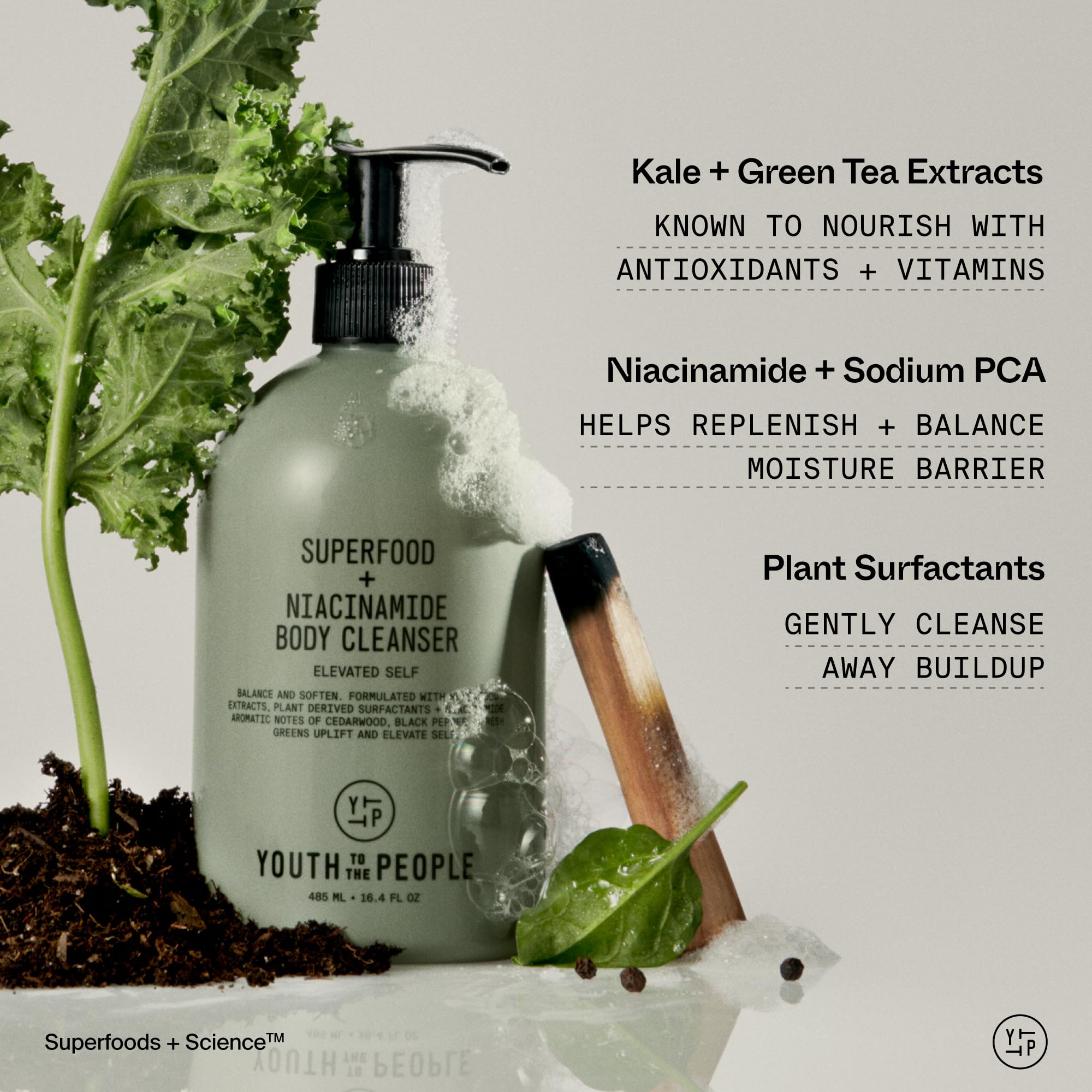 Youth To The People Superfood + Niacinamide Body Wash