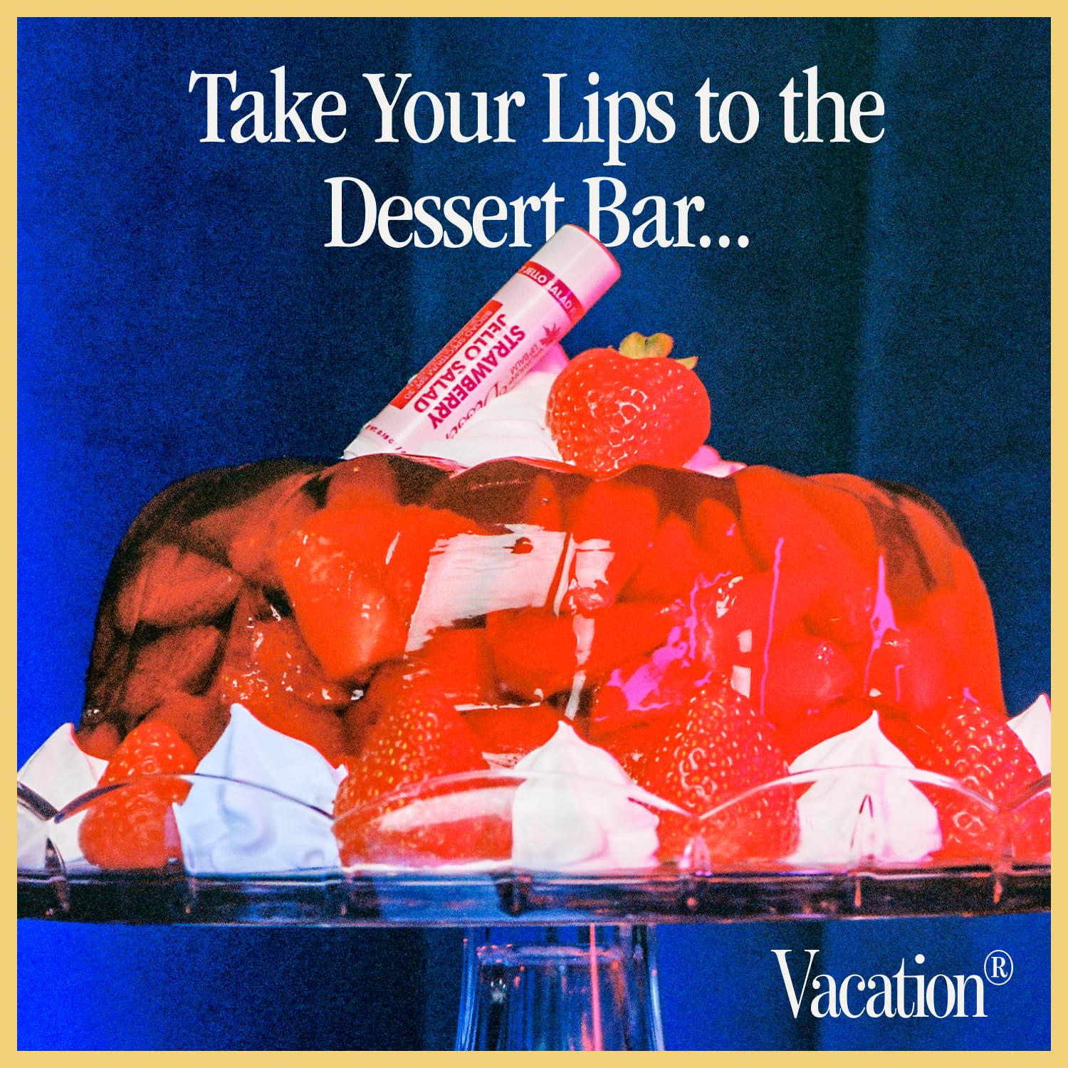 Vacation Strawberry Jello Salad SPF 30 Lip Balm