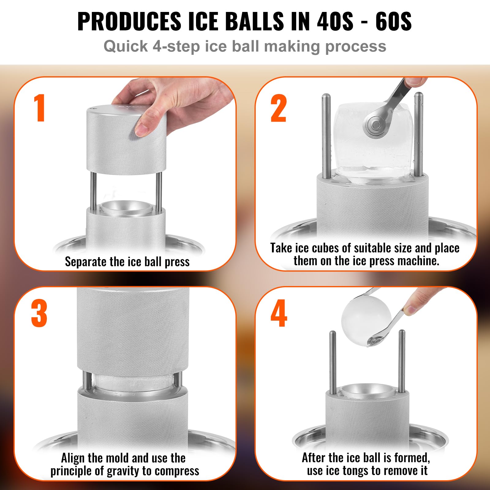 VEVOR Ice Ball Press