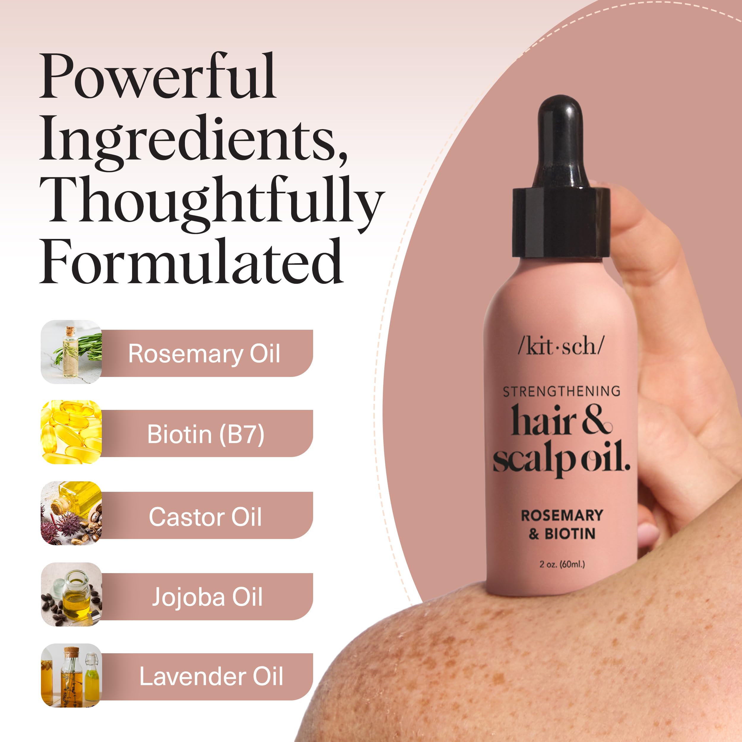 Kitsch Rosemary Oil for Hair Growth – Pre-Wash Hair Oil