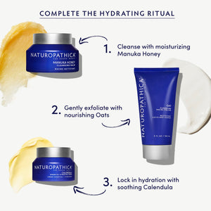 Naturopathica Oat Cleansing Facial Polish and Manuka Honey Cleansing Balm