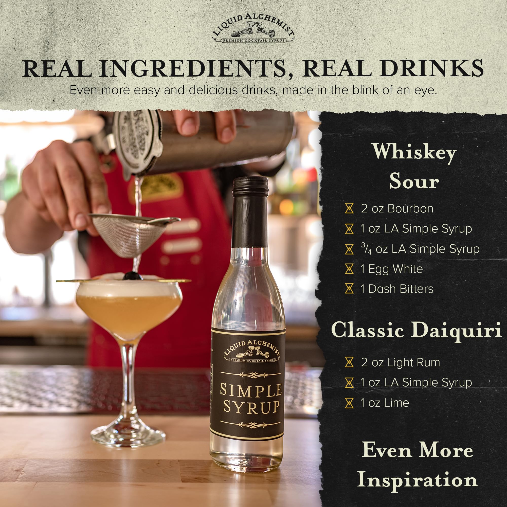 Liquid Alchemist Simple Syrup for Cocktails