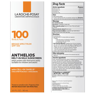 La Roche-Posay Anthelios Melt-In Milk Sunscreen SPF 100