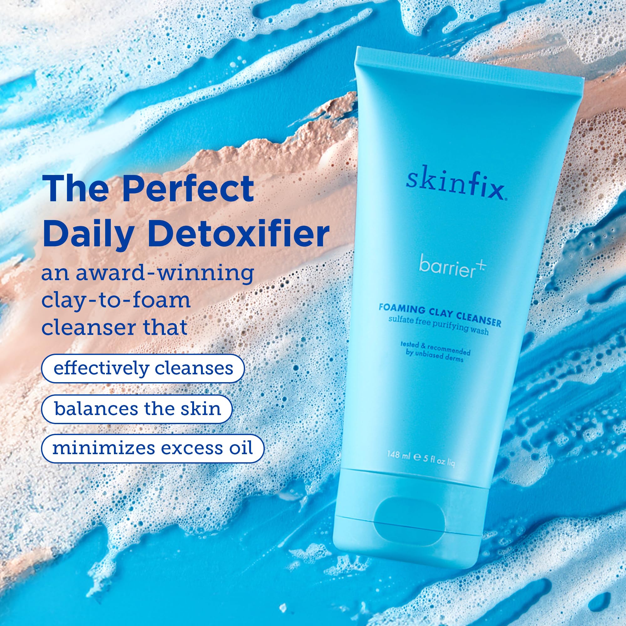 Skinfix Barrier+ Foaming Clay Cleanser