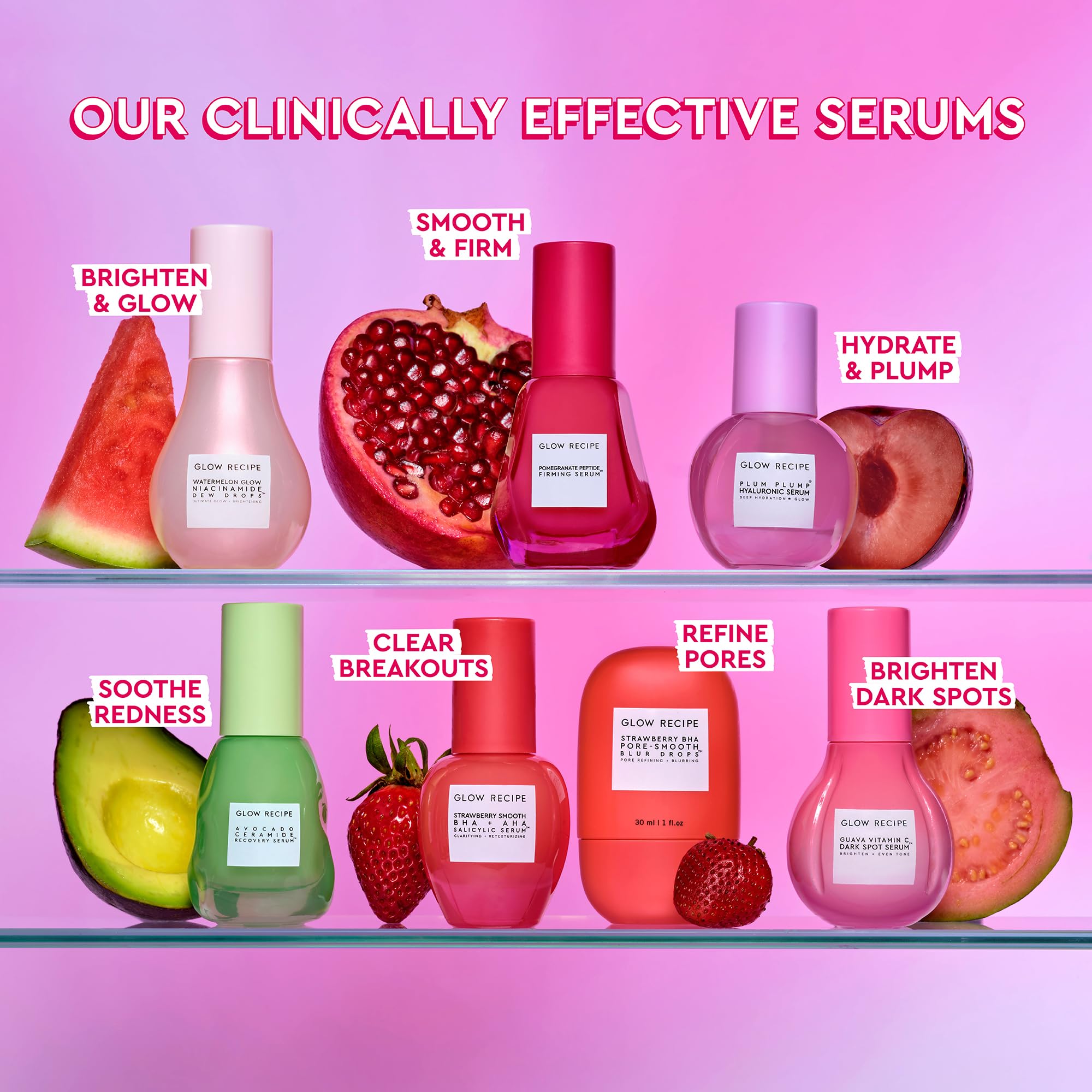 Glow Recipe Pomegranate Copper Peptides Face Serum