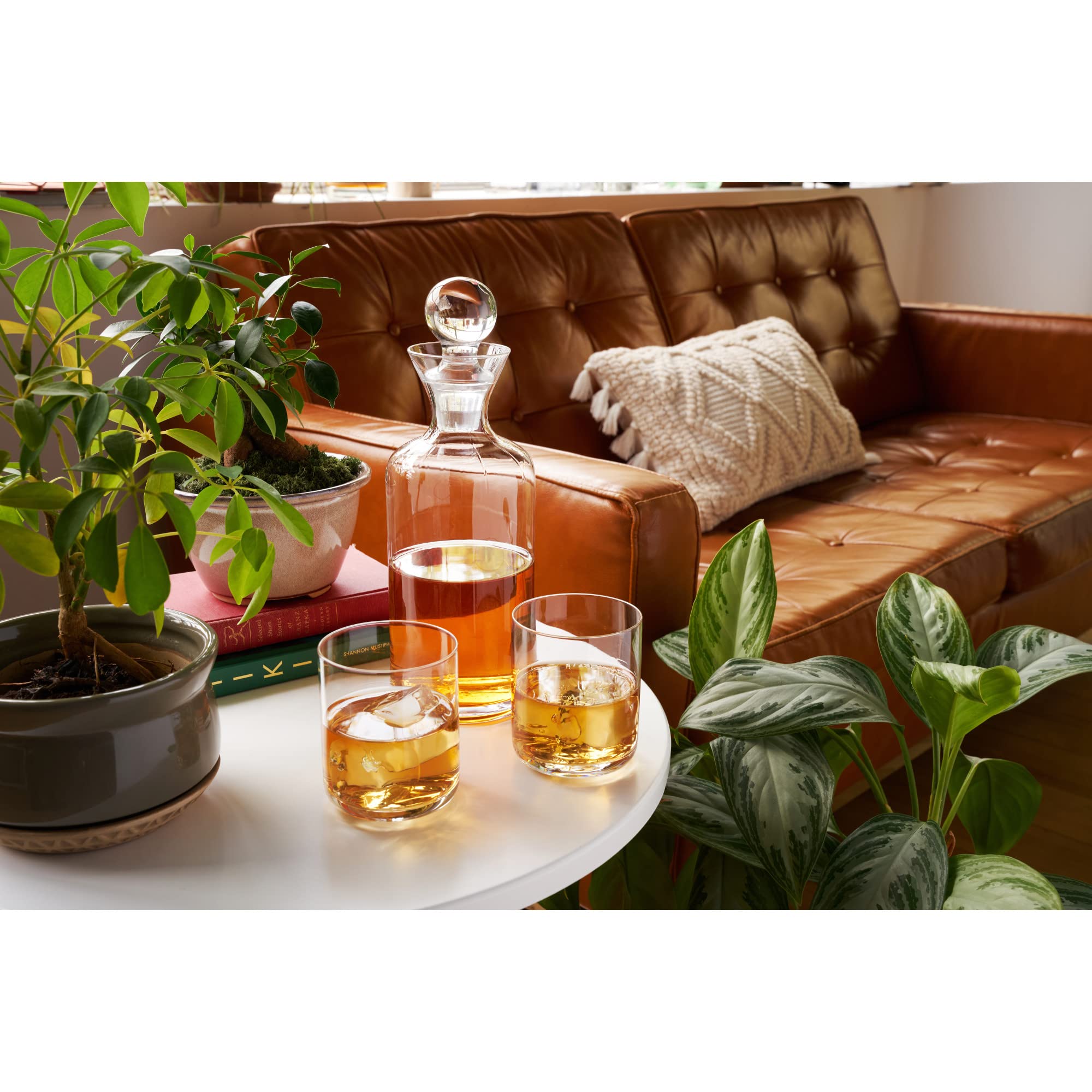 Viski Modernl 3-Piece Whiskey Decanter Set with Glasses