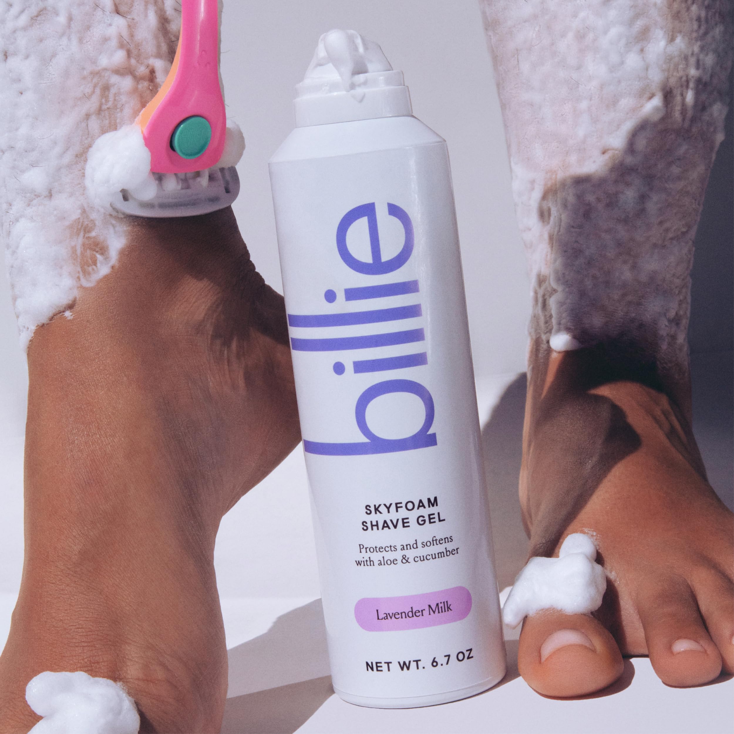 Billie SkyFoam Shave Gel - Lavender Milk Scent