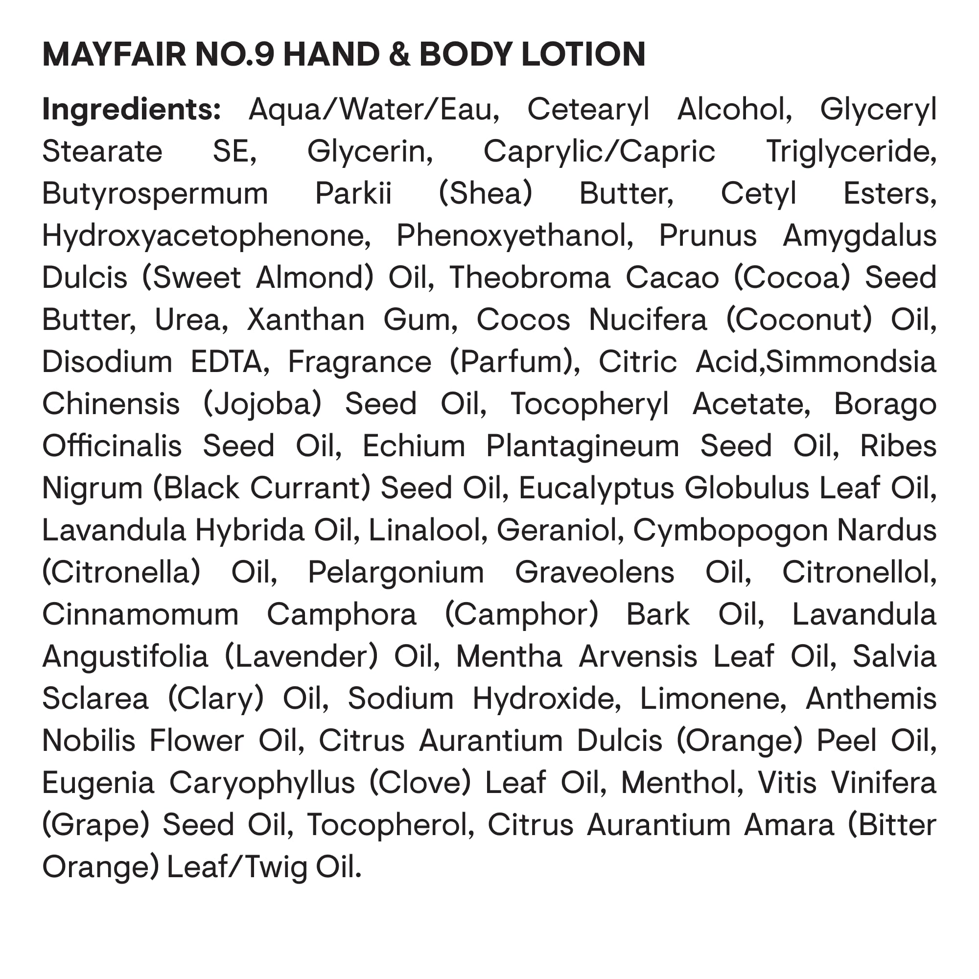 ELEMIS Mayfair No.9 Hand & Body Lotion