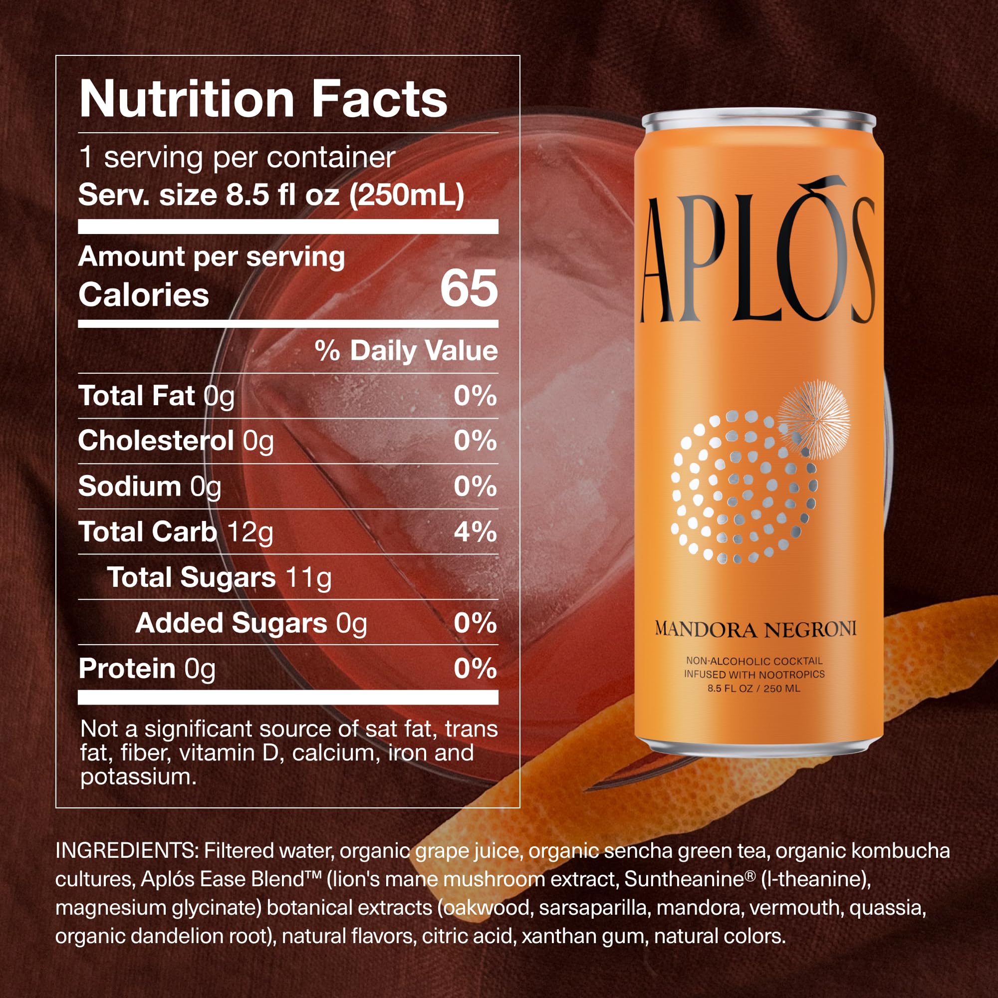 Aplós Canned Variety Pack of Non-Alcoholic Cocktails