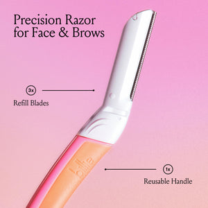 Billie - Dermaplane Starter Kit - Reusable Handle + 3 Refill Blades