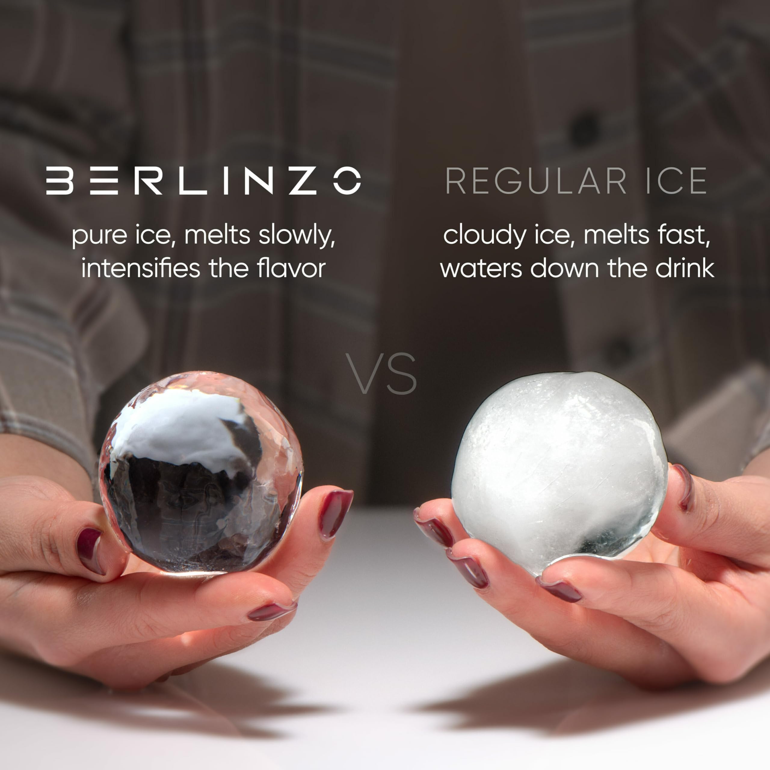 Berlinzo Premium Clear Ice Ball Maker
