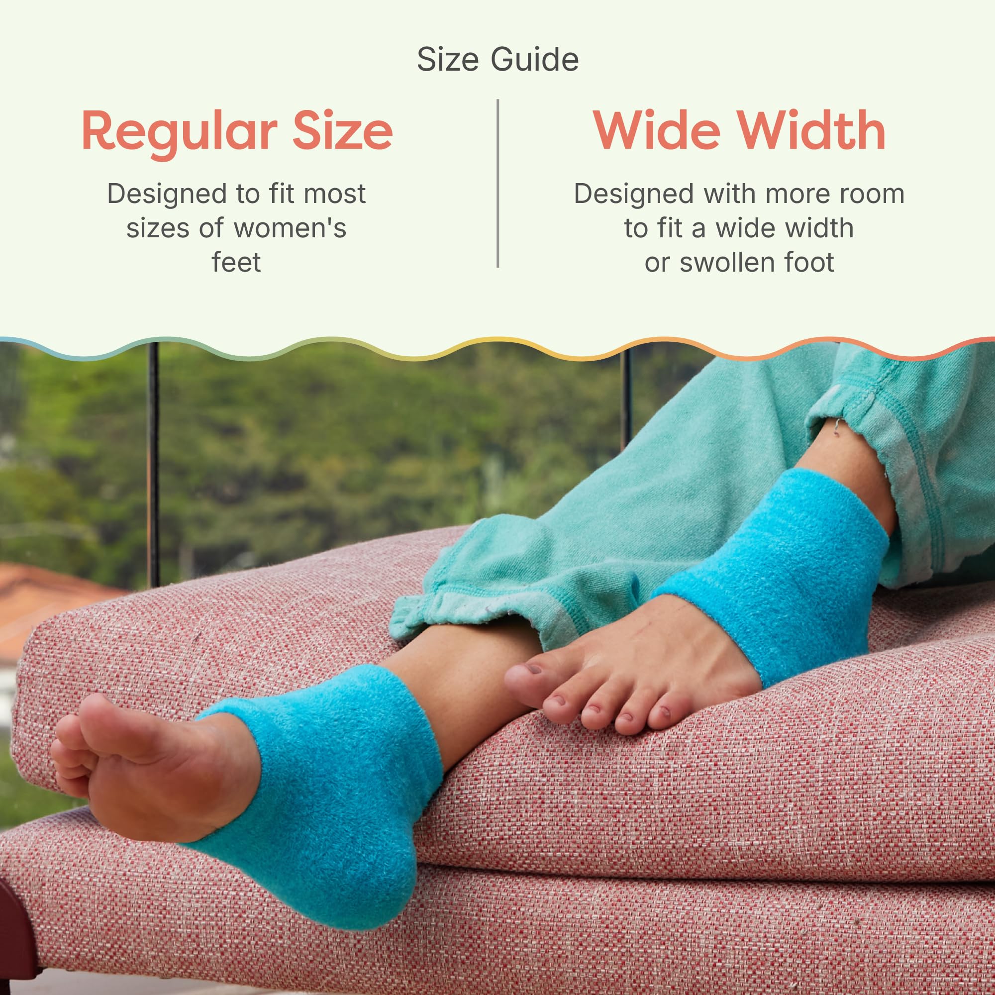 ZenToes Moisturizing Socks for Cracked Heel Treatment