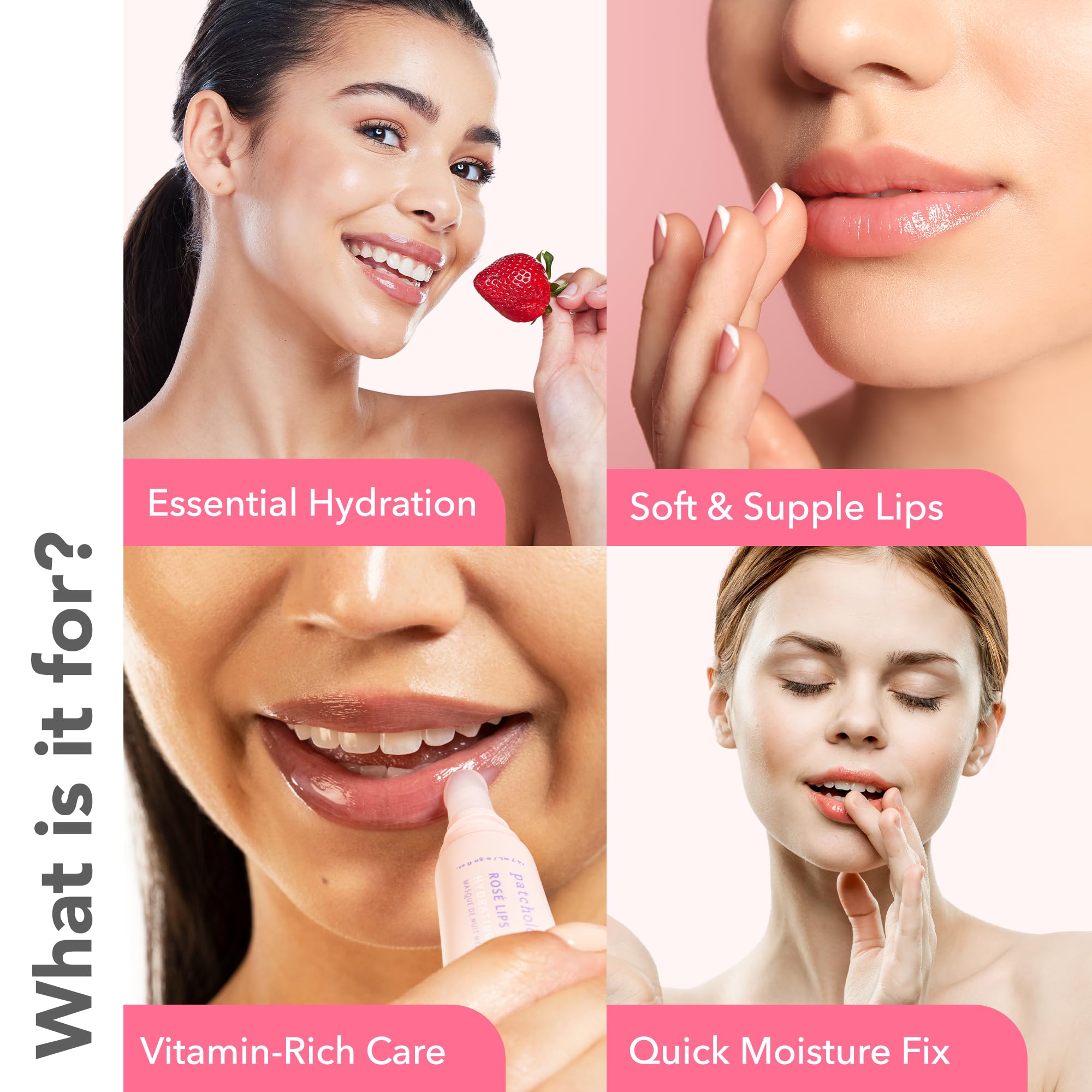 Patchology Rosé Lip Sleeping Mask