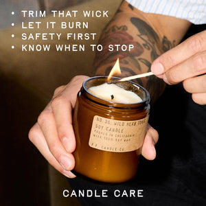 P.F. Candle Co. Teakwood & Tobacco Classic Large Concentrated Scented Soy Wax Candle