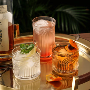 Viski Beau Highball Glasses - Set of 4