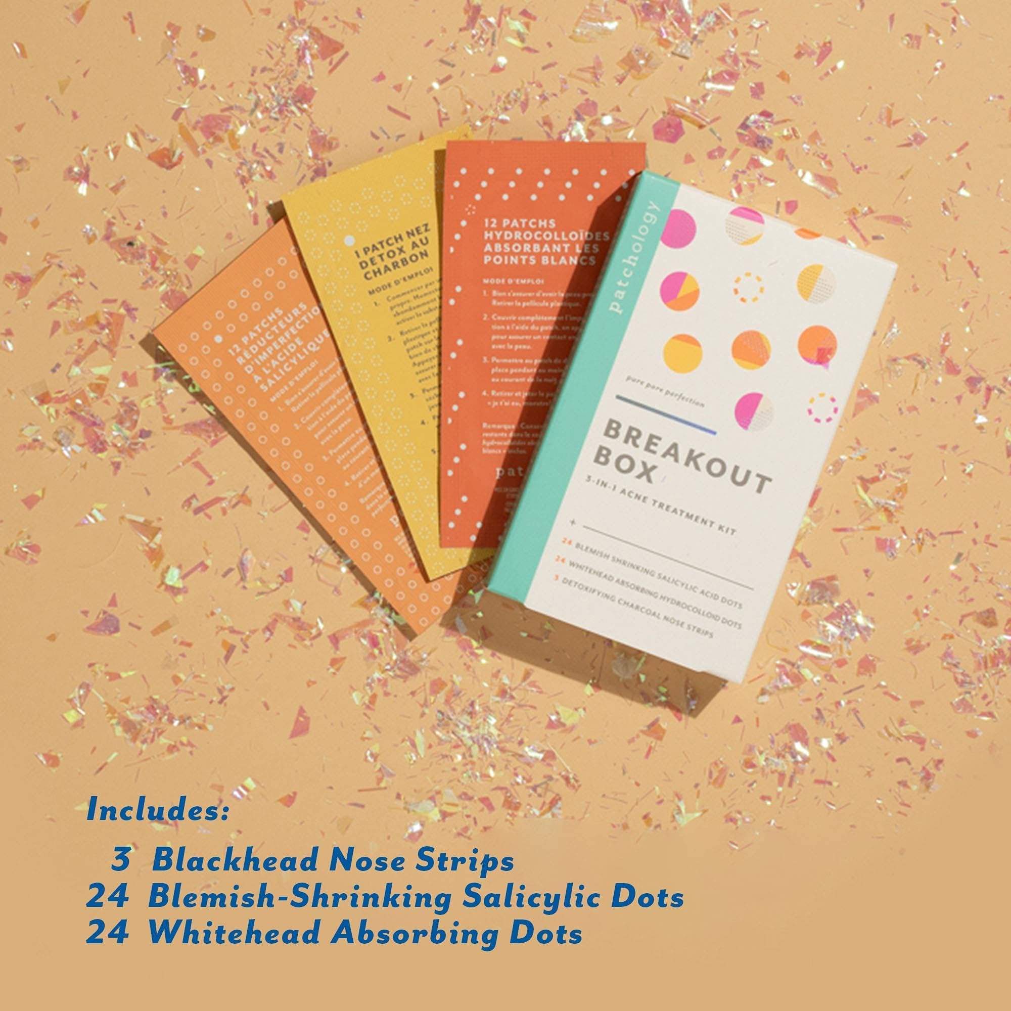 Patchology Breakout Box 3-in-1 Pimple & Acne Spots Treatment Patch Kit