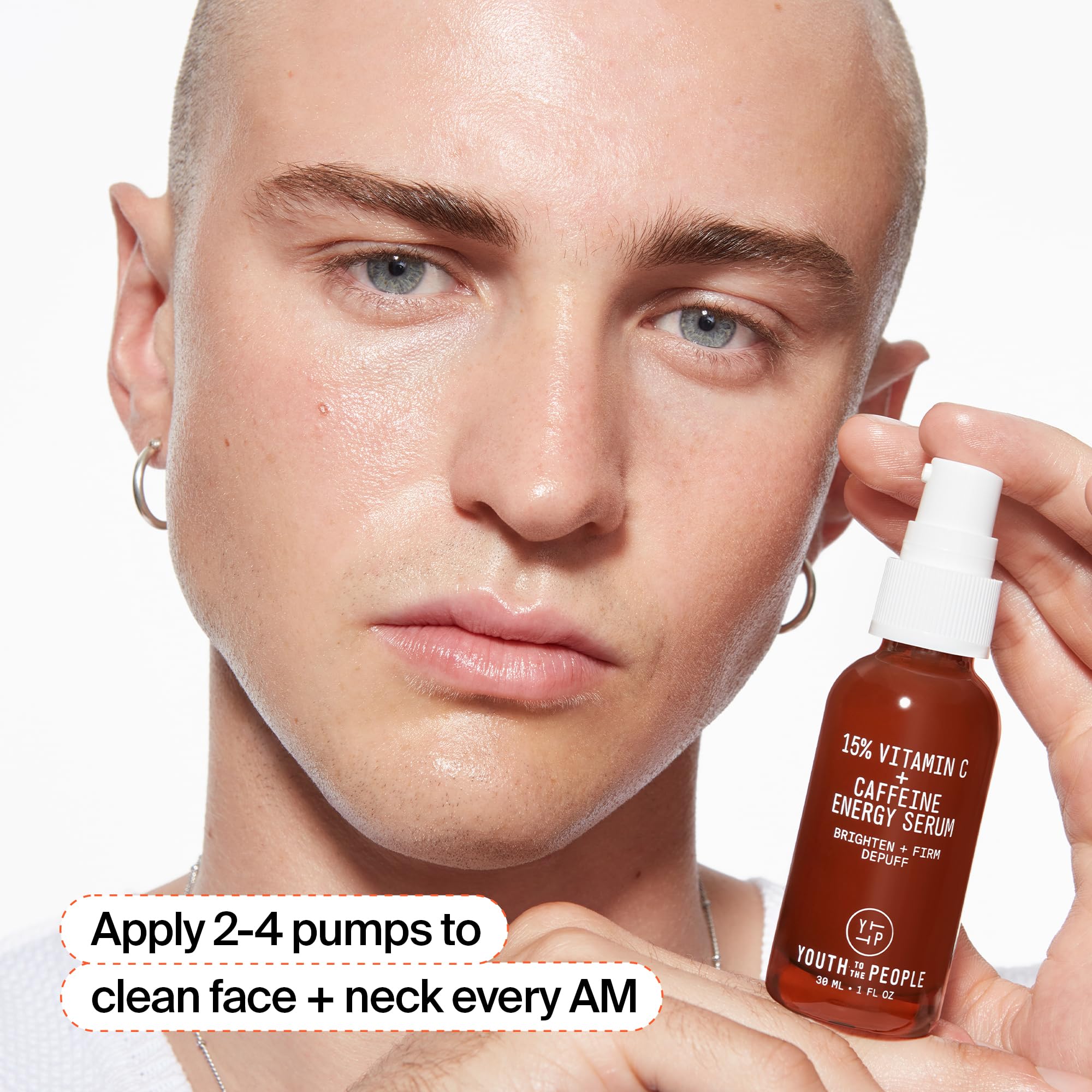 Youth To The People 15% Vitamin C + Caffeine Energy Face Serum