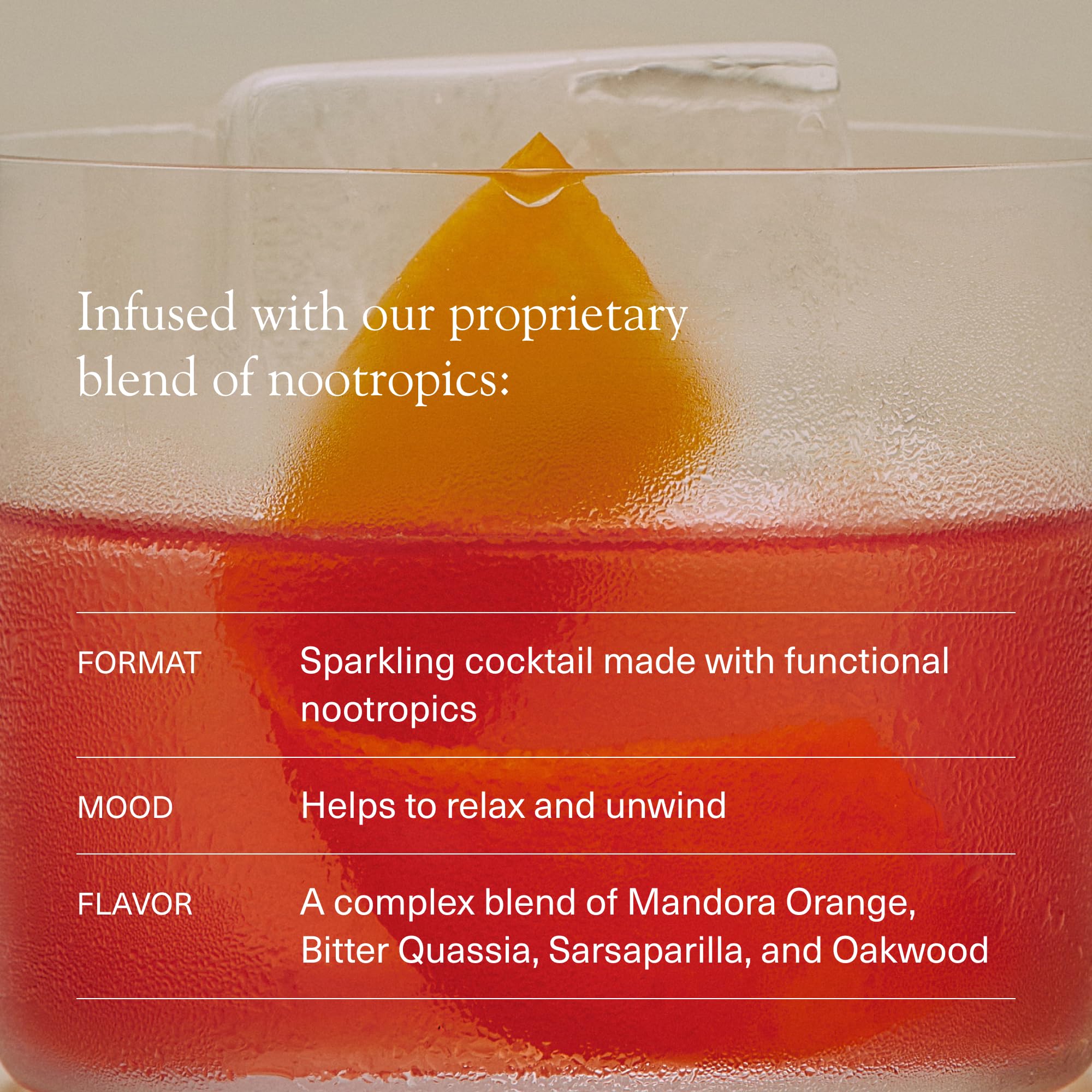 Aplós Mandora Negroni Non-Alcoholic Cocktail