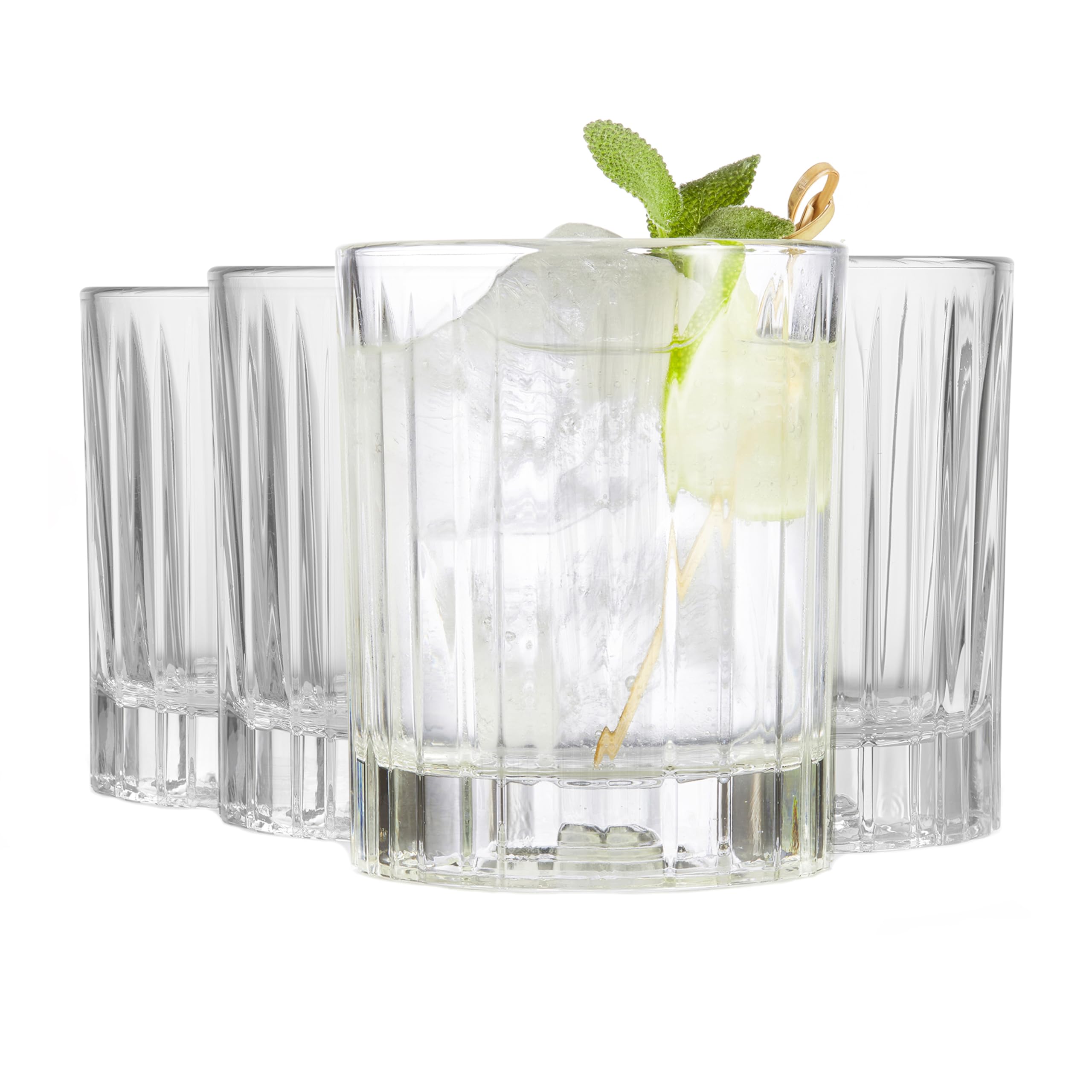 Libbey Flashback Double Old Fashioned Glasses - Set of 4
