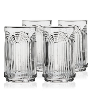 Viski Beau Highball Glasses - Set of 4
