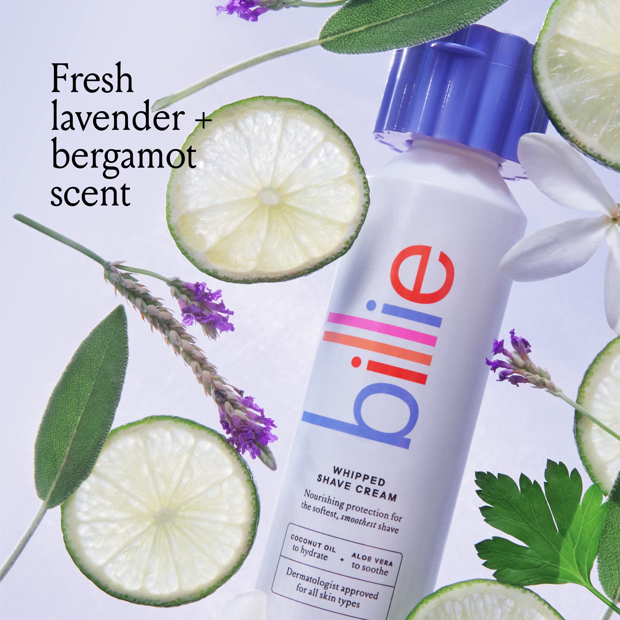 Billie Whipped Shave Cream - Lavender & Bergamot Scent