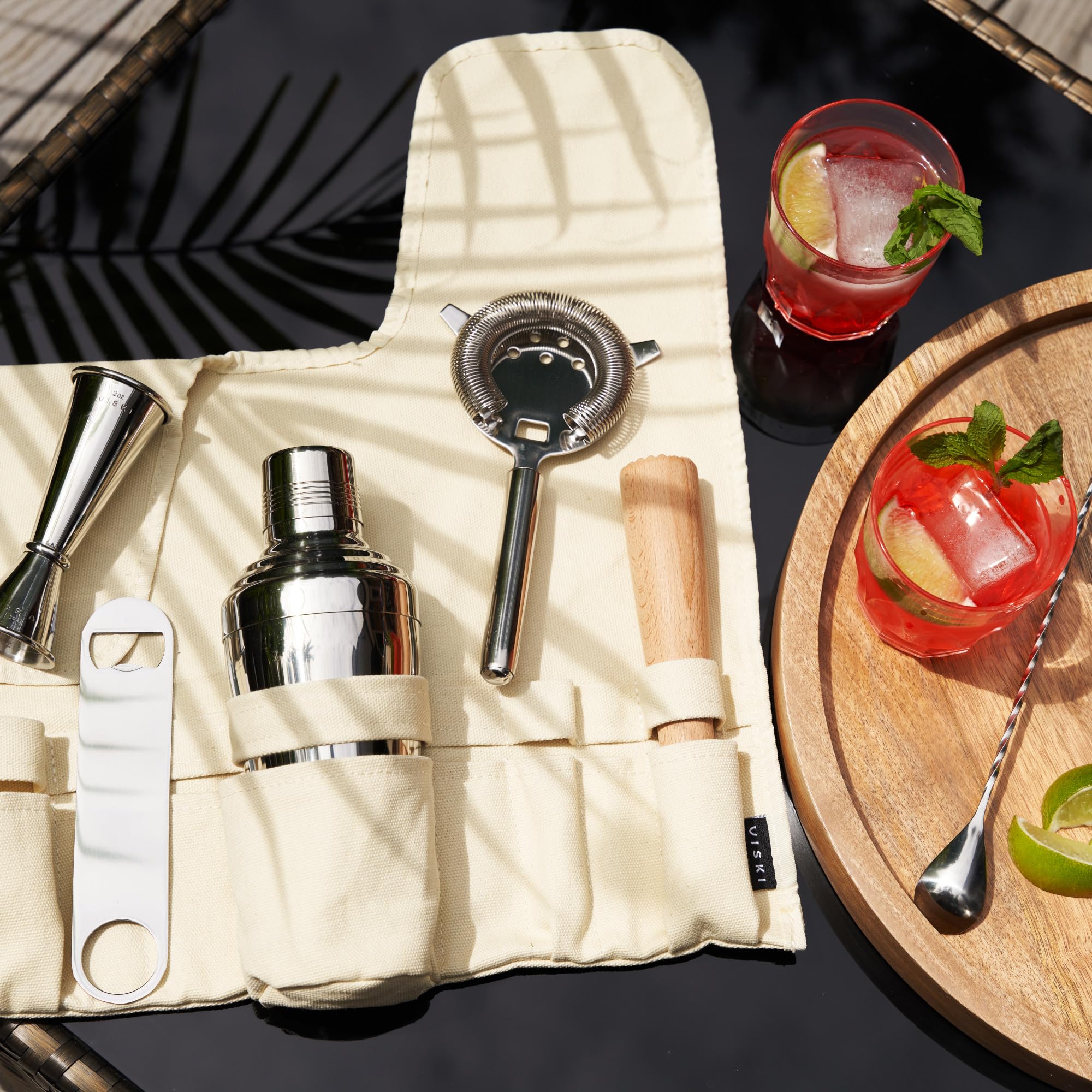 Viski Travel Bartender Kit 6pc Set