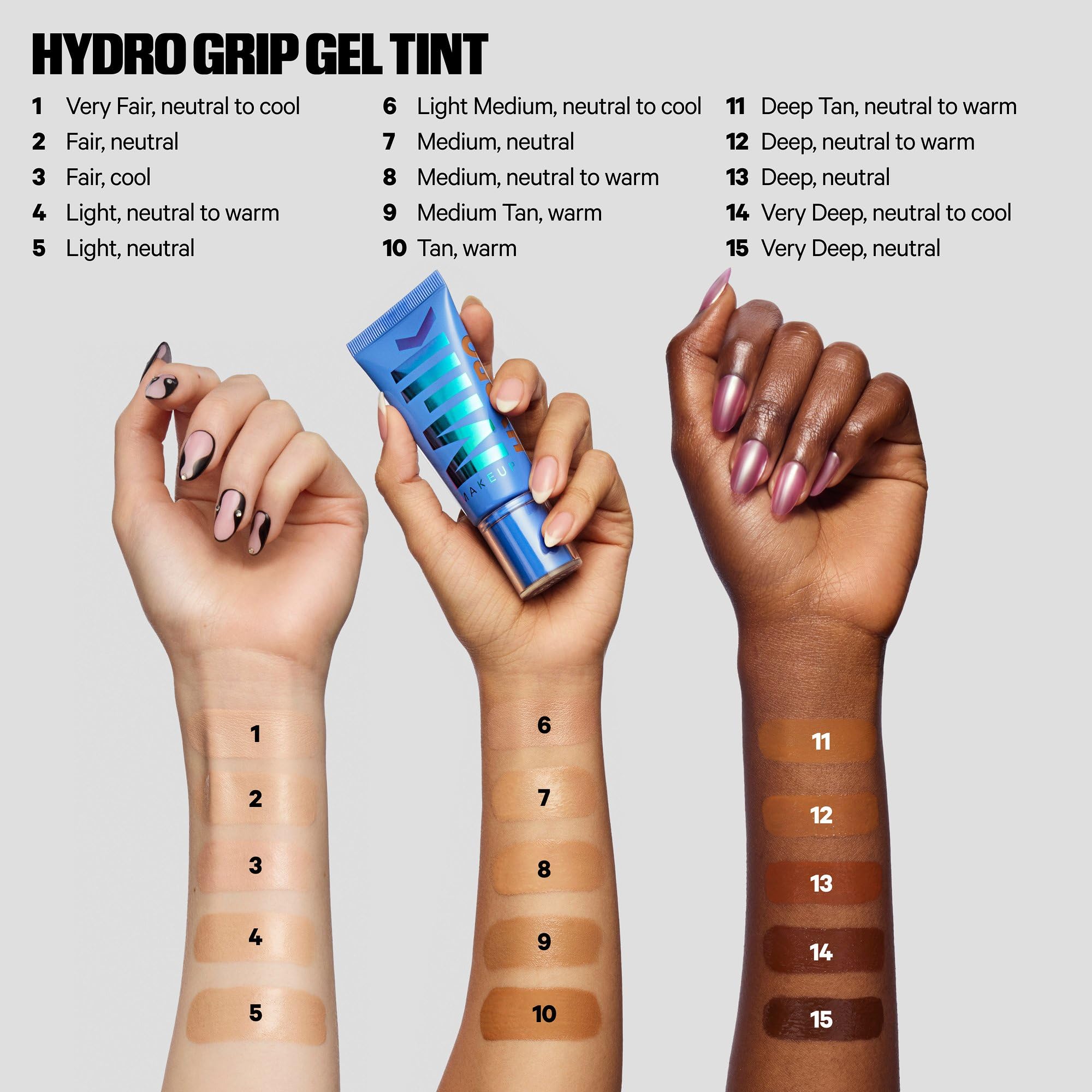 Milk Makeup Hydro Grip Hydrating Gel Skin Tint with Hyaluronic Acid