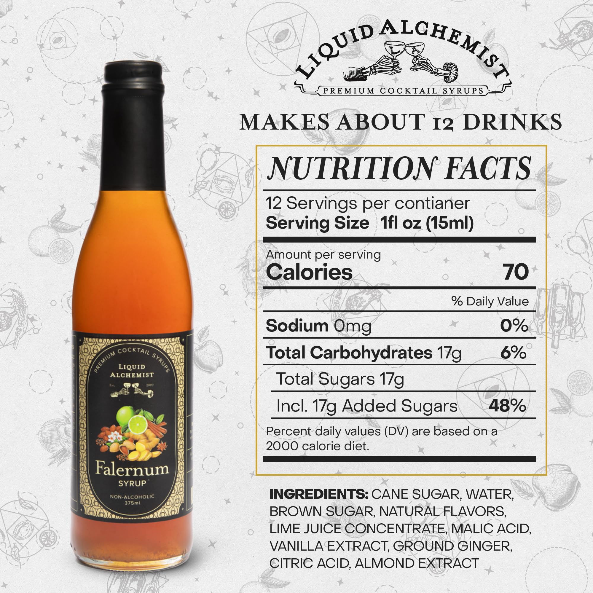 Liquid Alchemist Falernum Syrup for Cocktails