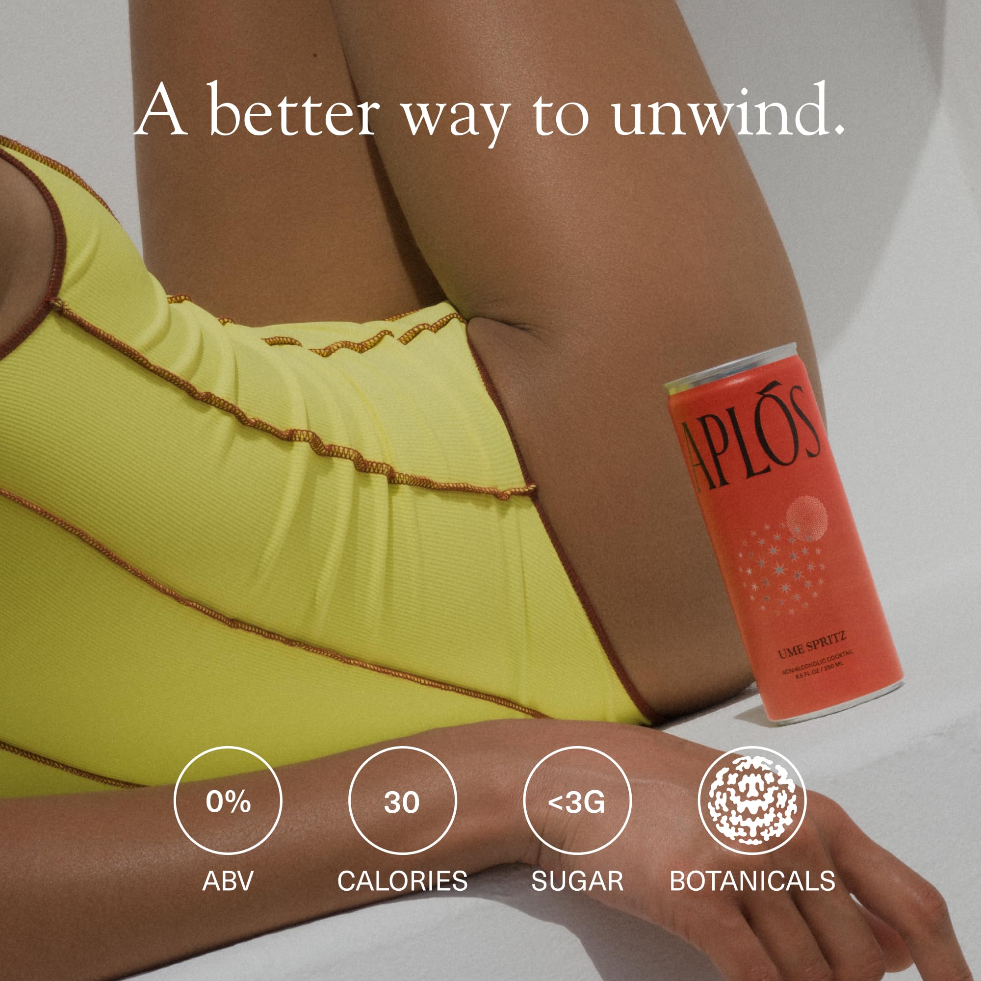 Aplós Canned Ume Spritz Cocktail