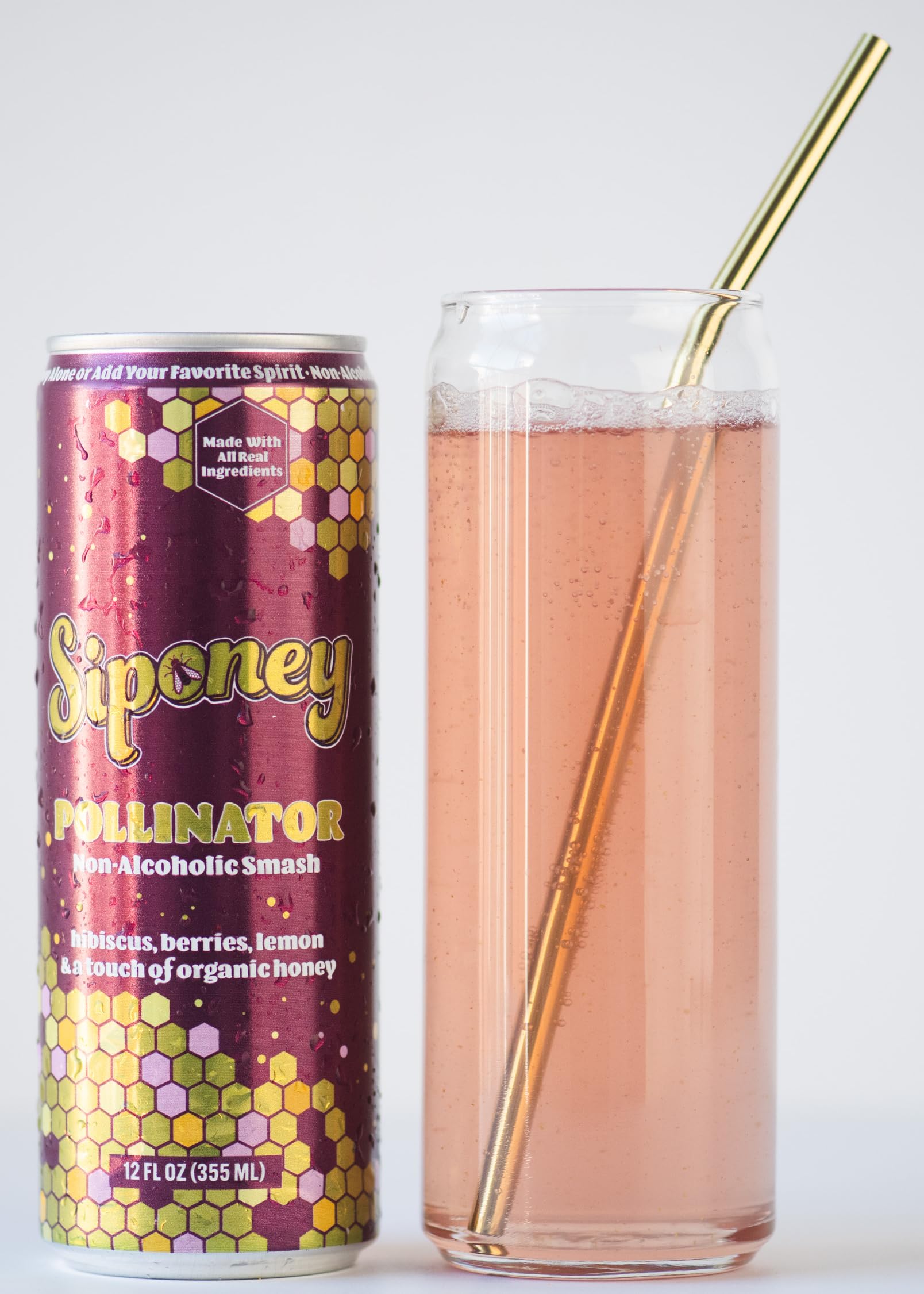 Siponey Pollinator Non-Alcoholic Smash Cocktail