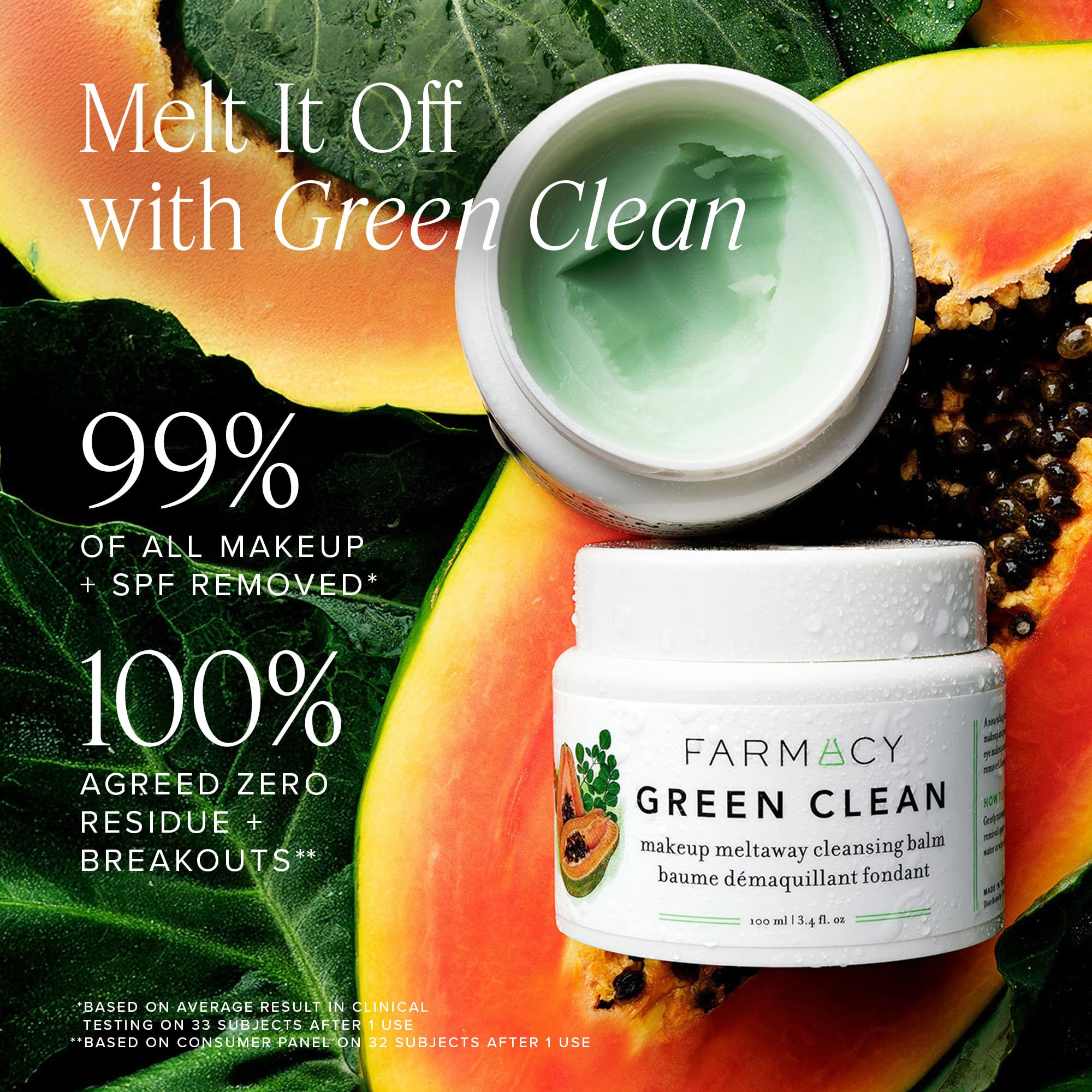 Farmacy Makeup Remover Cleansing Balm - Green Clean