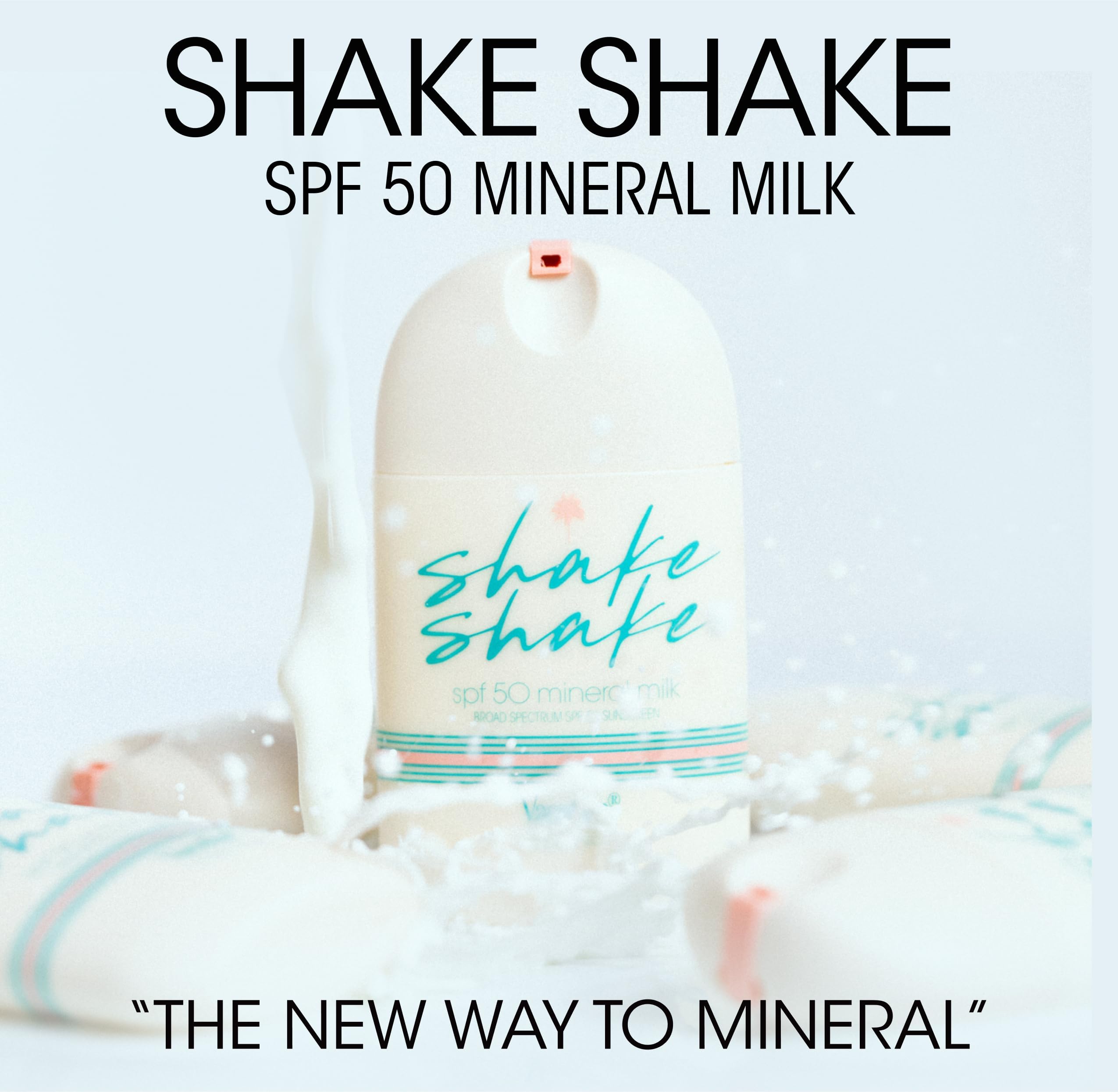 Vacation Shake Shake SPF 50 Mineral Milk Face Sunscreen
