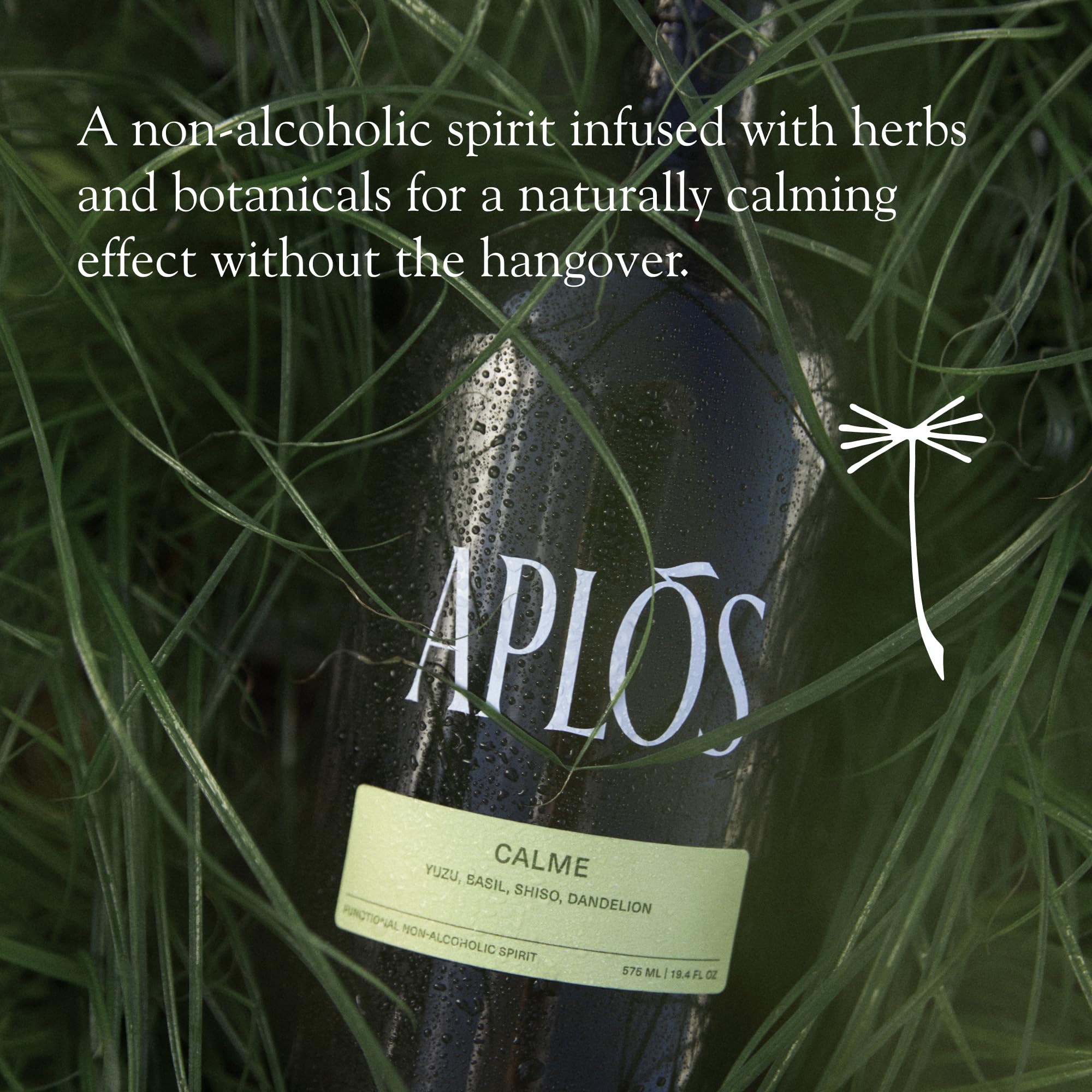 Aplós Calme Non Alcoholic Drink - Botanical Infused Calming Beverage