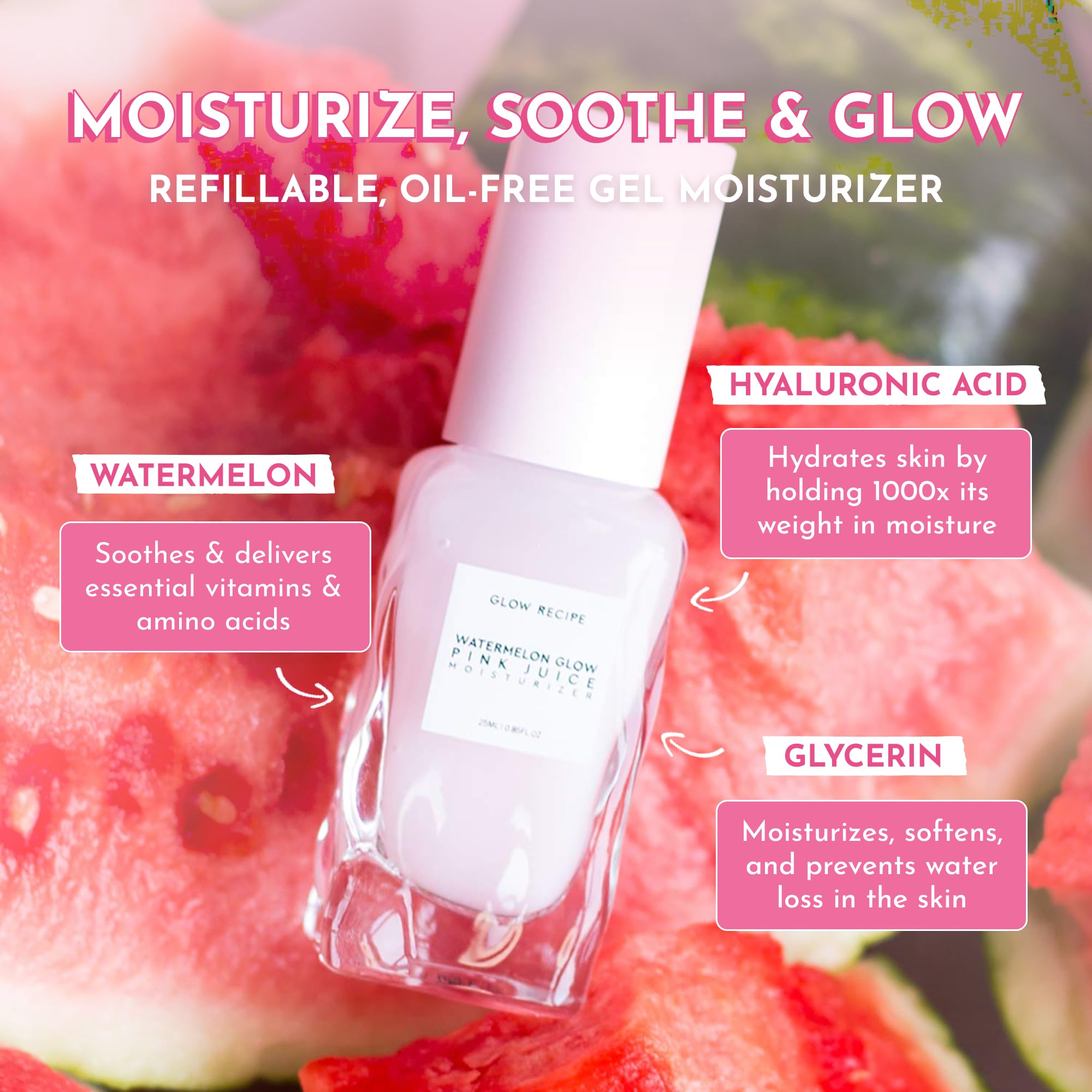 Glow Recipe Pink Juice Water Gel Face Moisturizer