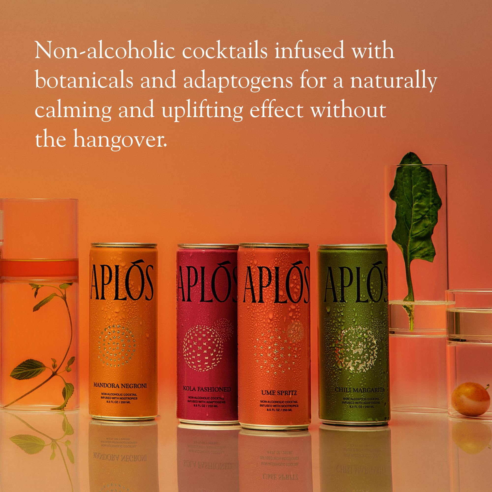 Aplós Canned Variety Pack of Non-Alcoholic Cocktails