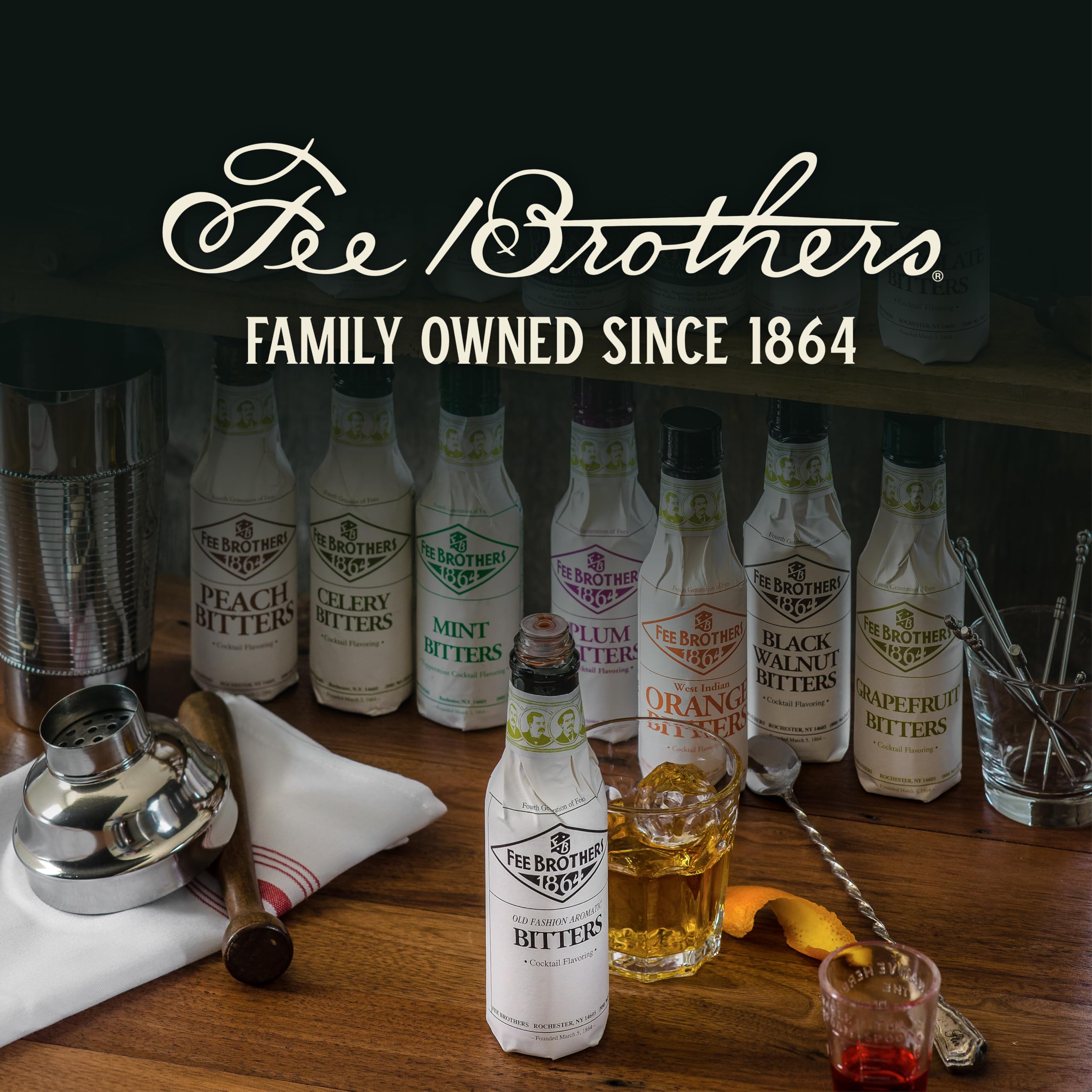 Fee Brothers Black Walnut Cocktail Bitters