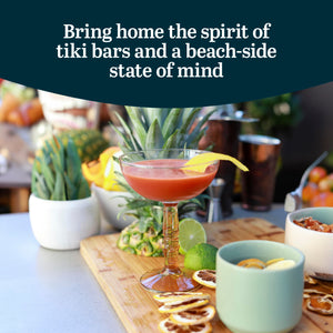Libbey Tiki Coupe Cocktail Glasses, 8.5-ounce, Set of 4